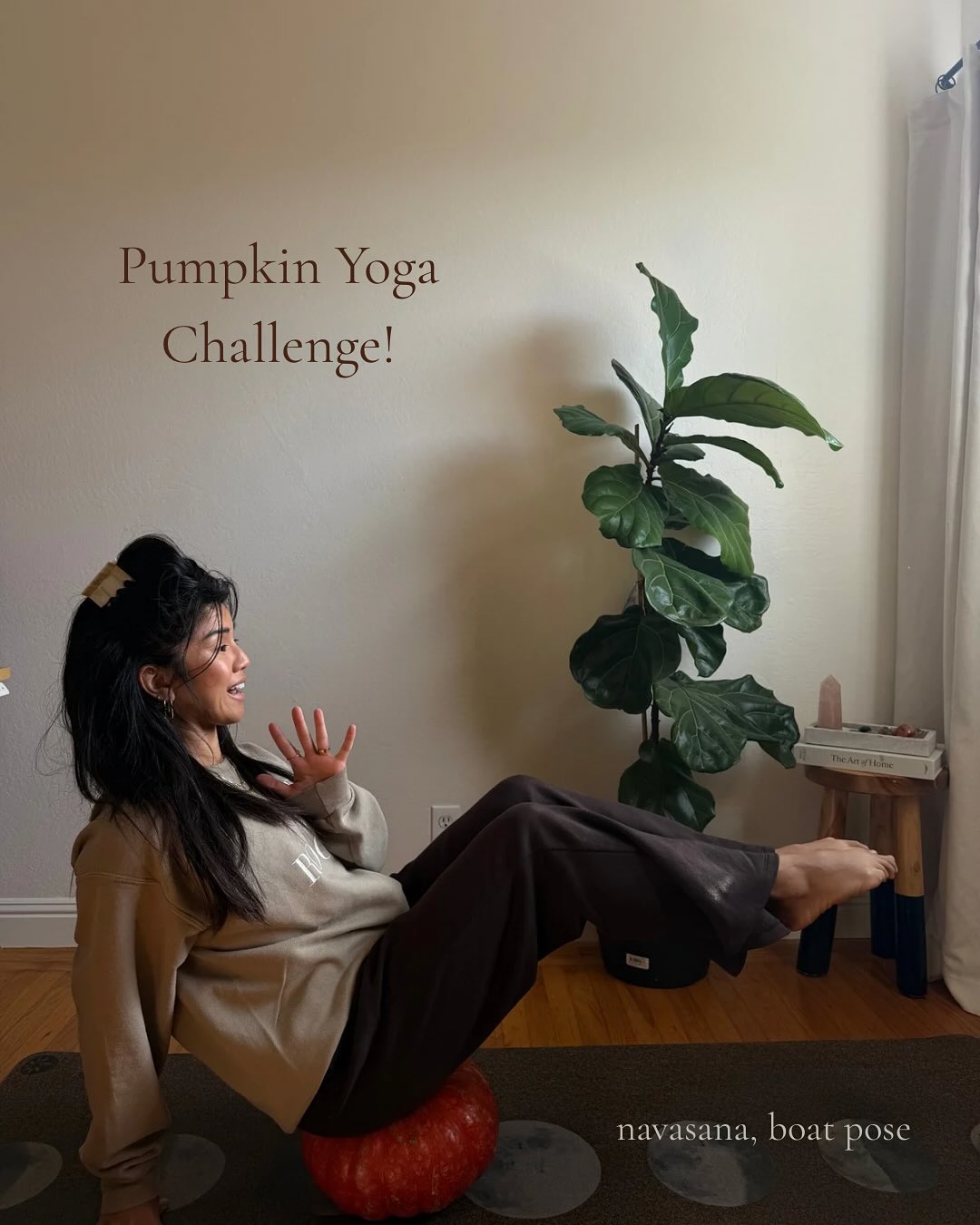 Pumpkin yoga is still going strong around here! 🎃 From big to small, round to wobbly — there’s a pose for every pumpkin. Grab your little one and a pumpkin and have some fall fun! 🍂🧘🏻♀️