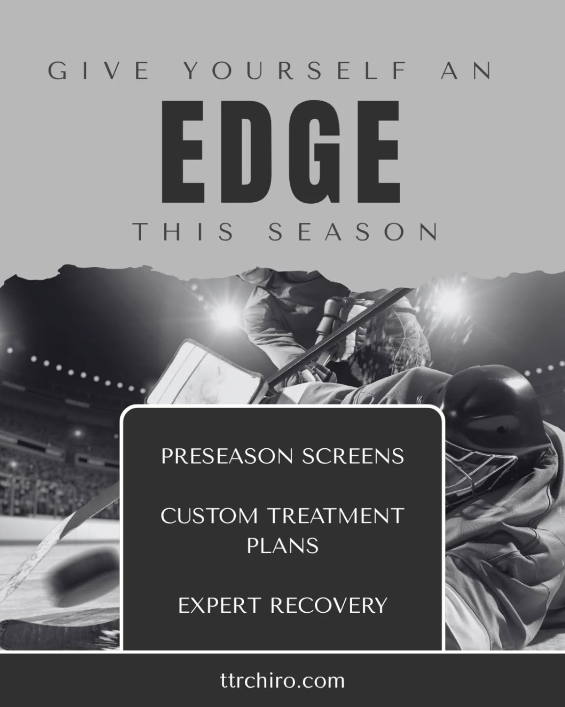 The best time to get ahead of injuries and set backs is before the season starts. Let's build a plan to help you have your best season - book a preseason screen today!