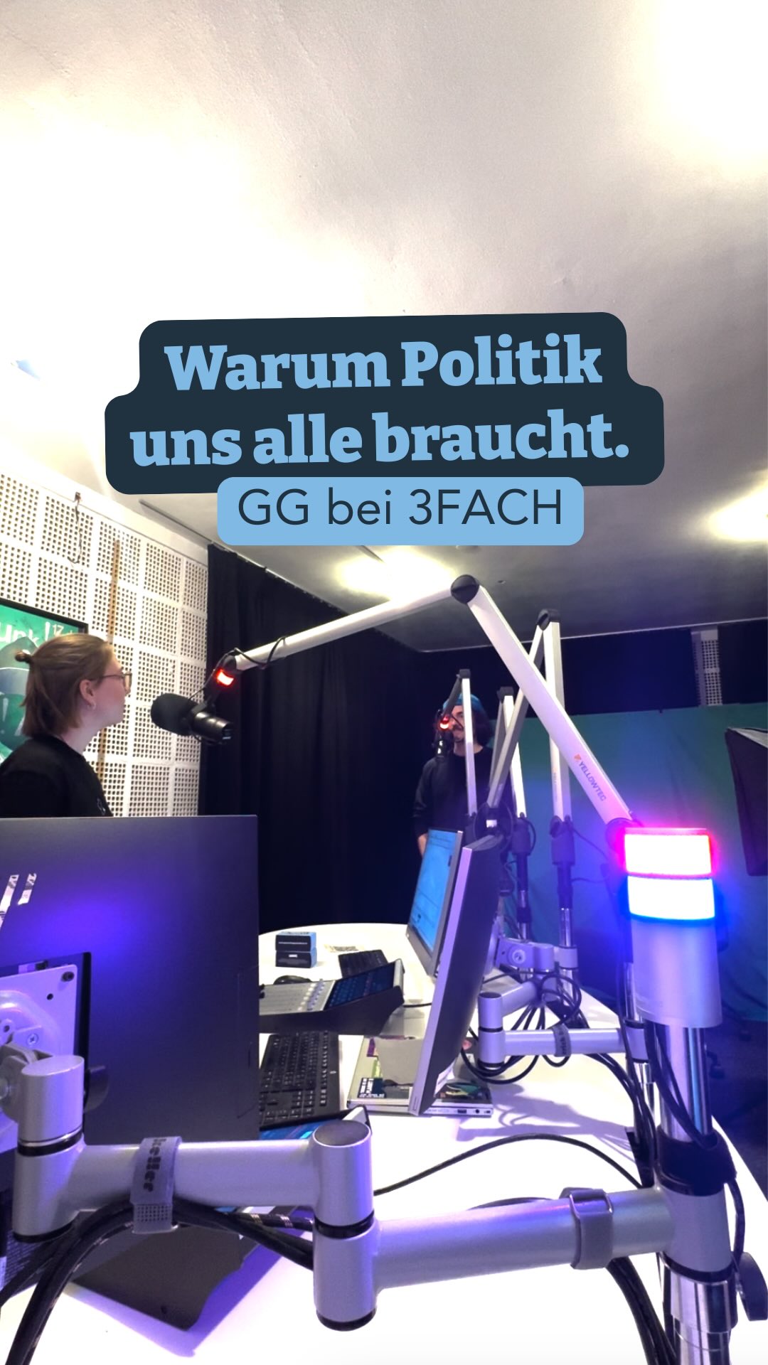 Letzte Woche war Generation Gemeinderat bei @radio3fach in der Sendung Krass Politics 🎙️
Hör jetzt die ganze Folge und erfahr, was die politbegeisterten @gianderungs und @fabi.blaz sonst noch zu sagen haben 👀
Spoiler: Eifach mache! 🔥