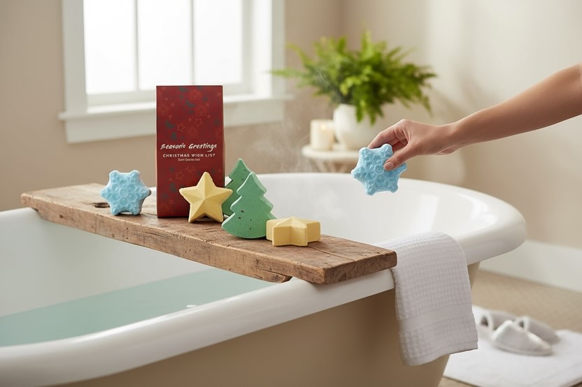 📜✨ Liste de Souhaits 🎁
Et si cette année, tu réalisais ta propre liste de souhaits ?
Un moment rien que pour toi, du calme, du doux, du magique… 💖❄️
Notre coffret Liste de Souhaits renferme des bombes de bain pensées pour faire de chaque bain un souhait exaucé :
✨ mousse délicate
💛 beurre de karité pour une peau toute douce
🍭 parfum réconfortant de fêtes
🌈 couleurs féériques & ambiance cosy
Parce qu’offrir du bien-être, c’est aussi ça la magie de Noël 🎅💫
🛁 Plonge. Respire. Détends-toi. ✨
🎁 Édition limitée 2025
Qui vas-tu taguer pour qu’il te l’offre ? 😏👇
#CoffretDeNoël #BombesDeBain #BombeDeBain #BainRelaxant #RituelCocooning #CadeauBienEtre #DetenteMaison #MomentPourSoi #RelaxationTime #SelfCare #SelfCareSunday #RoutineBienEtre  #EvasionMaison #PlaisirBain #InstantDetente #BienEtreMaison #CosyVibes #MagieDeNoël #NoelMagique #EspritDeNoel #IdéeCadeauNoël #CoffretCadeau #CadeauOriginal  #PauseBienEtre #BeurreDeKarité #SoinsMaison #BathTime #BathBombLover  #RelaxationMood