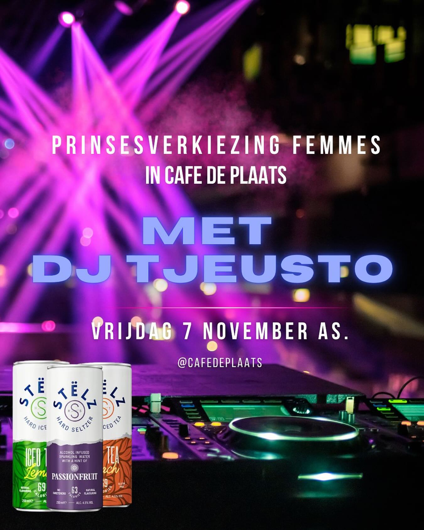 Na het knallende fuifje met DJ Mor vorige week… gaan we er deze vrijdag nóg een schepje bovenop doen! 🔥
👑 Prinsesverkiezing Femmes
🎧 Met DJ Tjeusto achter de draaitafels
📍 Café De Plaats
📅 Vrijdag 7 november a.s.
Neem je vrienden mee en kom dansen tot in de vroege uurtjes! 💃
#CaféDePlaats #DJTjeusto #Femmes #flugel #PartyTime