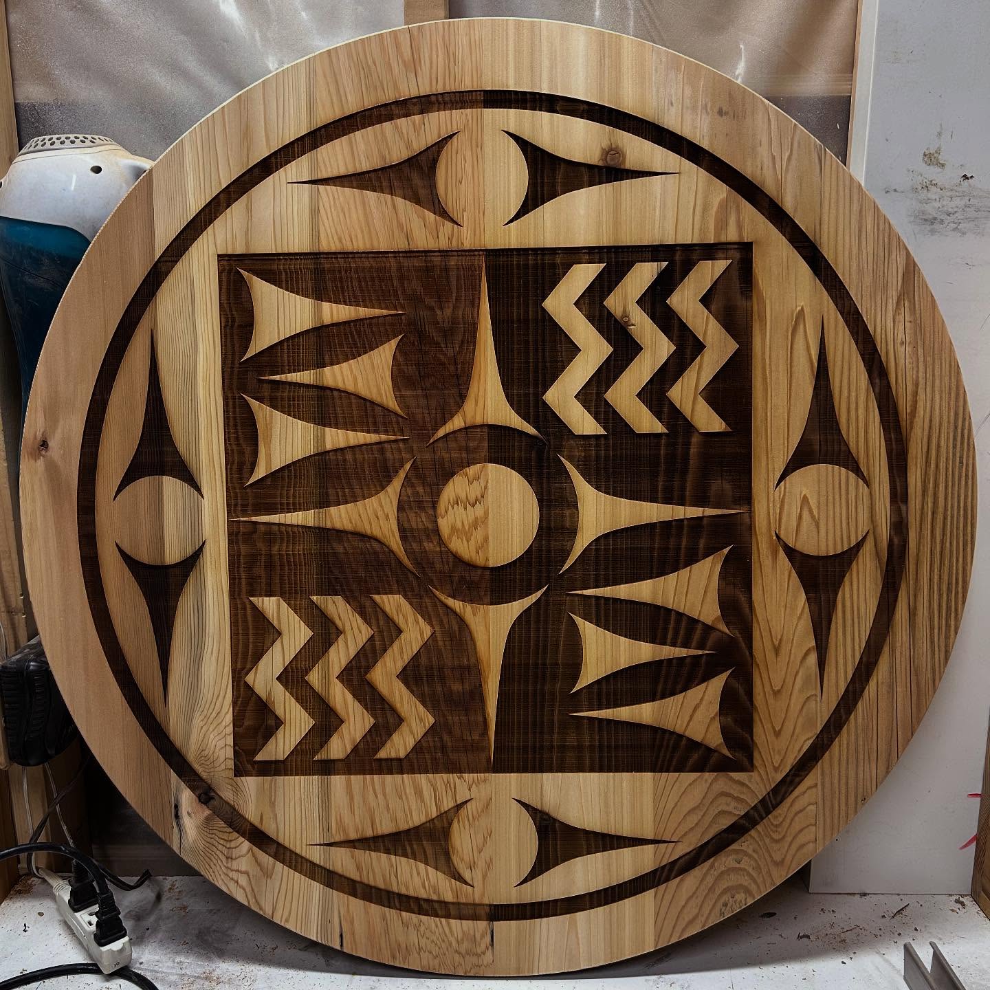 Another reclaimed cedar plaque for the UPROOT team @ubcpharmsci