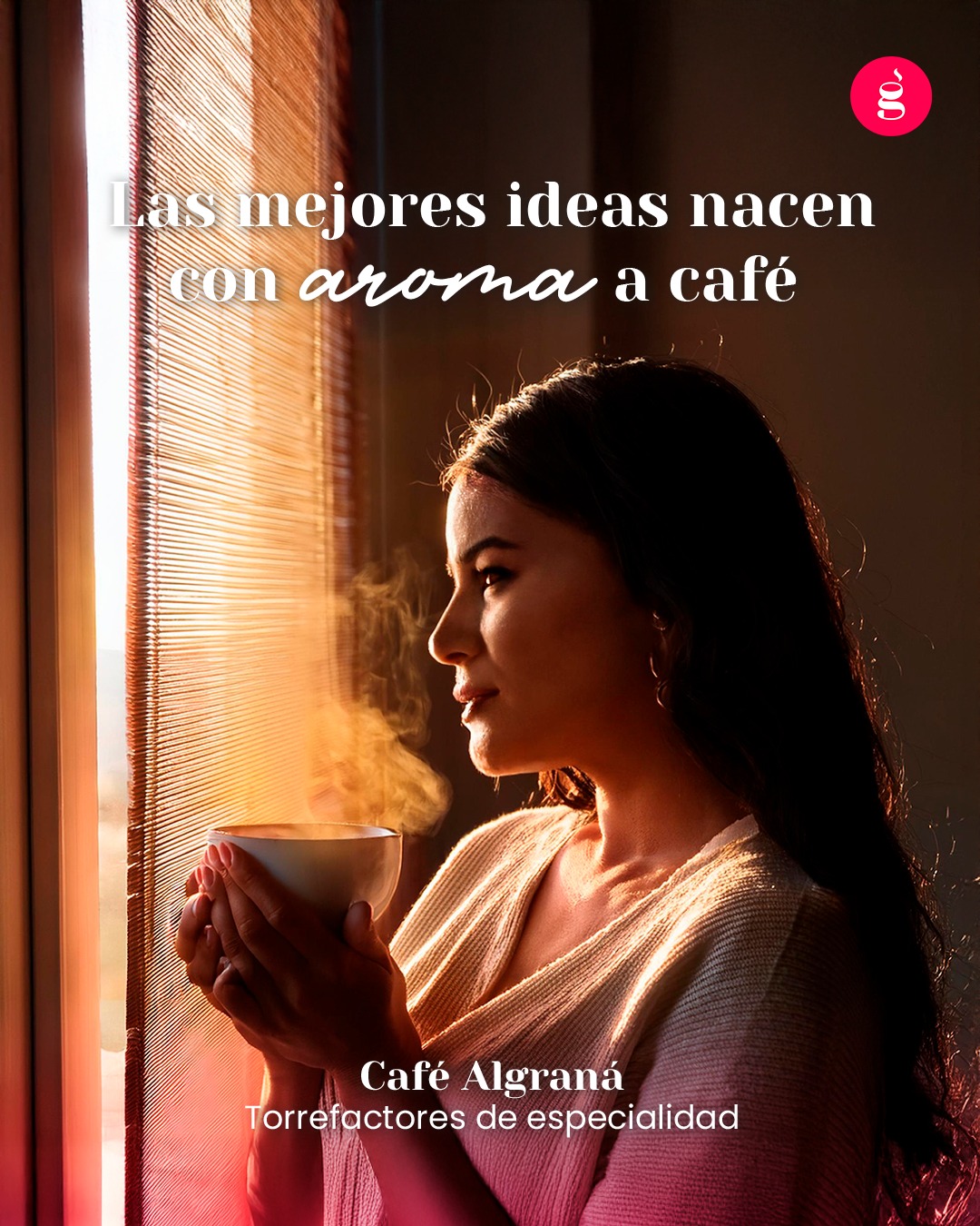 ☕✨ Las mejores ideas nacen con aroma a café.
Inspírate, respira, crea.
#CaféAlgraná #CoffeeExperience #CoffeeMindset