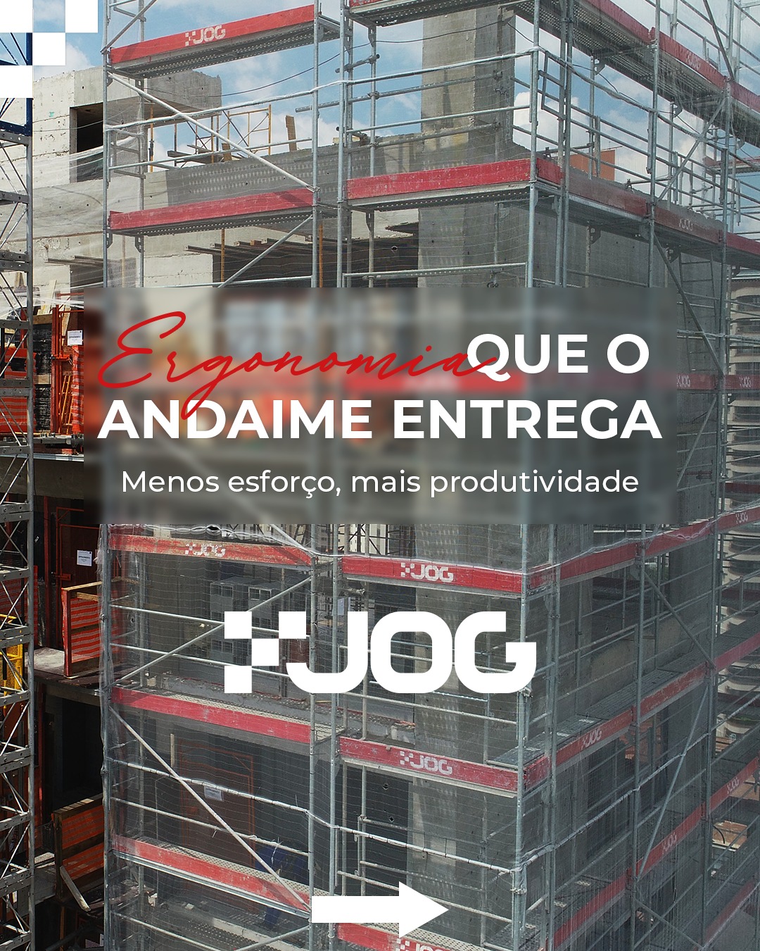 Nossos andaimes possuem 2 metros de altura, medida pensada para trazer mais segurança e ergonomia ao trabalho em fachada.
Com essa dimensão, os empreiteiros alcançam os pontos necessários sem esforço excessivo, mantendo uma postura adequada e reduzindo riscos de fadiga e acidentes.
O resultado é um canteiro de obras mais produtivo, seguro e confortável para todos.
Envie seu projeto e vamos indicar a solução ideal para sua obra.
#JOGAndaimes #Ergonomia #NR17 #NR18 #Andaimes #AcessoSeguro #MovimentaçãoDeMateriais #Postura #ProdutividadeNaObra #SegurançaDoTrabalho #CanteiroDeObras #TimeJOG