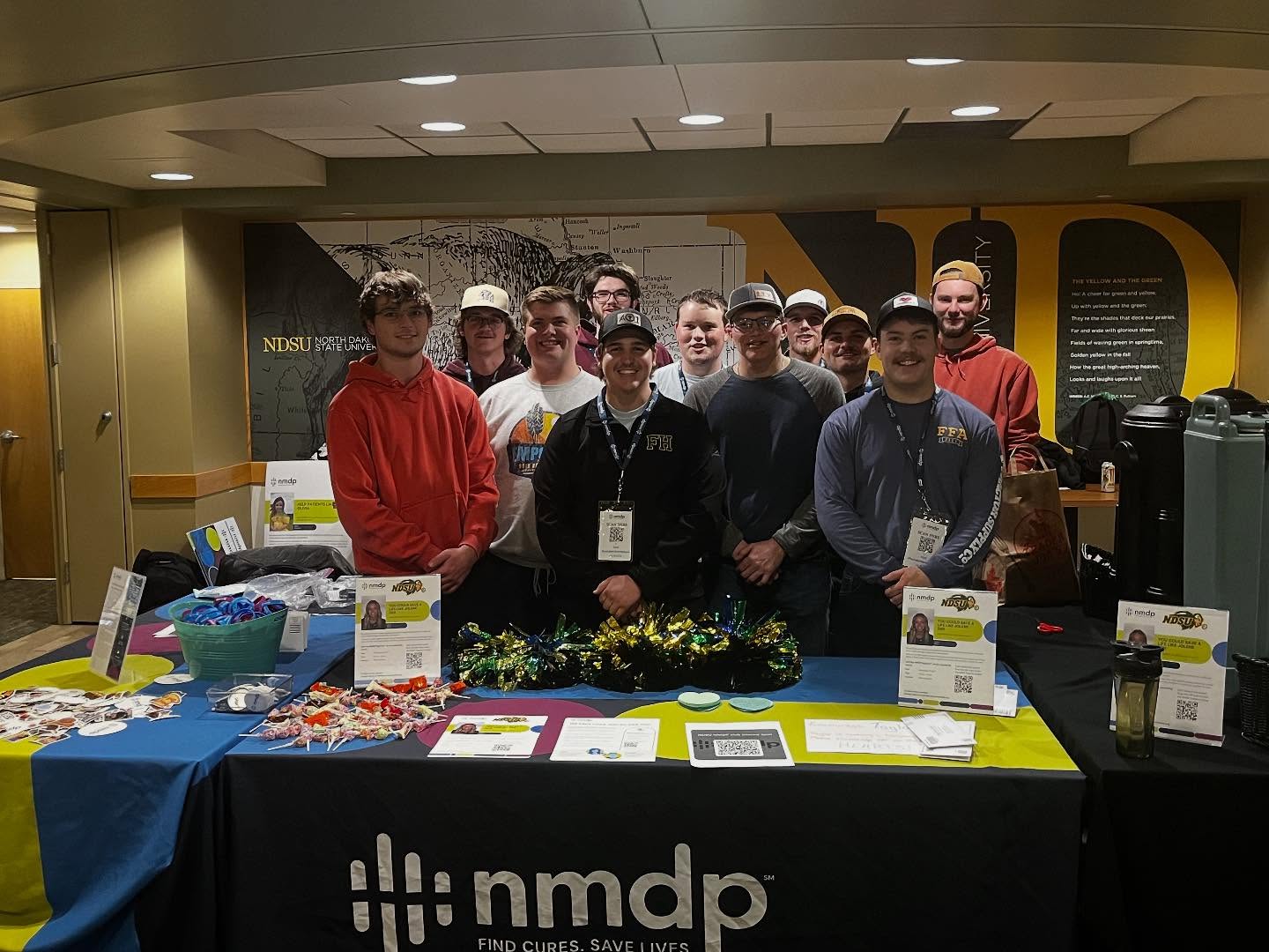 Earlier this week, the brothers had the opportunity to partner with @saendsu. We helped get people to swab and register with @nmdp_org to make a difference in our community. We are grateful for this opportunity to help NMDP on their way to fighting blood cancers.