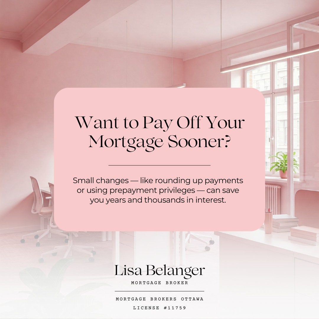 Want to pay off your mortgage faster — without breaking the bank?
It’s easier than you think.
Try these simple strategies:
💥 Switch to accelerated bi-weekly payments — that one small change adds up to a full extra payment every year.
💥 Use prepayment privileges — even an extra $50/month goes straight toward your principal.
💥 Round up your payments — small increases add up big over time.
These little tweaks can save you thousands in interest and cut years off your mortgage — no stress, no sacrifices.
📩 If you’d like me to show you exactly how much time and money you could save, reach out — I’ll run the numbers for you.
Check out my latest article for more details!
Link in my bio!
#mortgagebroker #mortgage #ottawa #canada #ontario #mortgagetips #realestate #finance