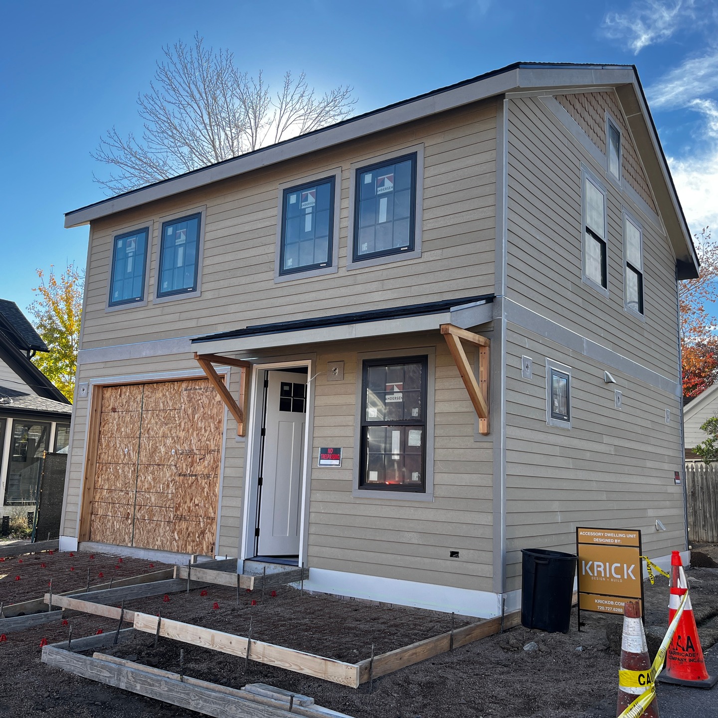 New #accessorydwellingunit from Krick Design Build. Located in Littleton, CO. This one is one of our largest to date with 1,400 SF, 2 Bedrooms, 2 Bath, 1 Car Garage with a flex office on the first floor. More pictures to come soon as construction progresses. Visit us at www.krickdb.com
#adu #carriagehouse #laneway #motherinlawsuite #urbaninfill #biggerpockets #shorttermrental