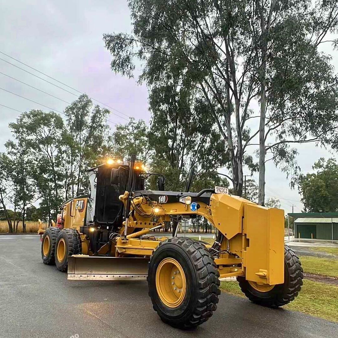 That’s the look of precision... Our CAT 140 Grader - Redi when you are.
#RediPlant #GraderHire #CAT140 #CivilWorksQLD #EarthmovingAustralia #MachineryHire #GroundbreakingPlantSolutions