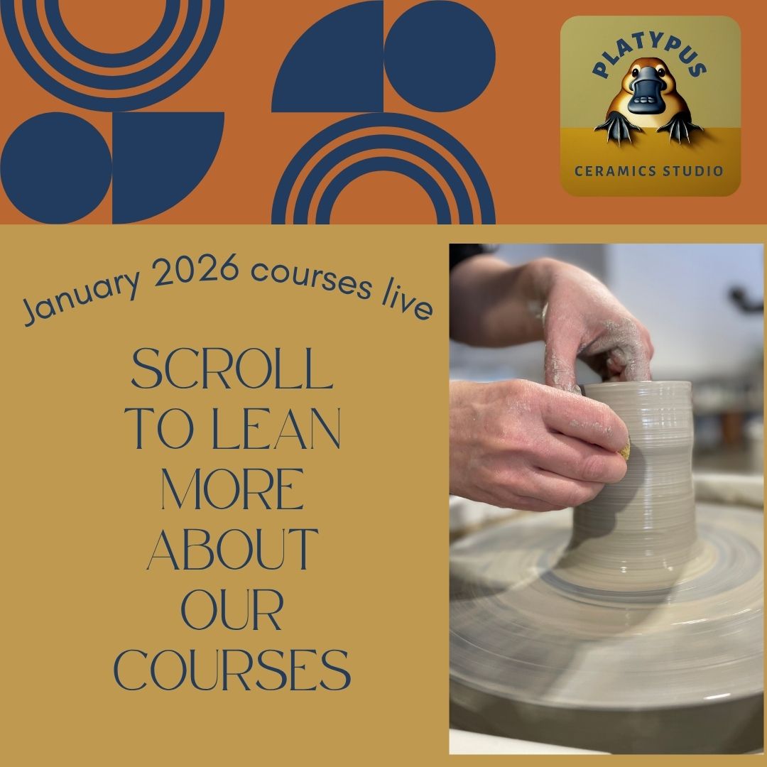 New Year, New Clay! Studio Ceramics Courses for Jan 2026 are Live! 🗓️
Get ready to get your hands muddy! Our exciting January 2026 Studio Ceramics course schedule is officially posted and open for registration.
Why Book Your Spot Now?
Plan Ahead: Lock in your creative time for the new year!
Ultimate Gift Idea: Think Christmas 🎁 or Birthday 🎂! A ceramics course is a unique, hands-on gift they'll truly remember.
Secure Your Place: Our classes fill up fast—don't miss out!
What We Offer
In-Depth Learning: Weekly classes are 3 hours long, giving you a generous 21 hours of dedicated class time over the session. Feel free to come a little early or stay a little late!
Flexible Scheduling: We have both daytime and evening courses to fit your busy life.
Catch-Up Flexibility: Need to miss a class or two? No worries! We've got you covered with unlimited open studio time or the option to join a different class time to make up the hours.
Friendly Community: Join our easygoing, supportive environment where we all learn and create together.
Scenic Drive: Coming from Calgary or the surrounding area? Enjoy a beautiful, relaxing drive out to the studio!
Courses for All Ages!
Teens Welcome! High schoolers can discover the joy of pottery:
Ages 16-17 can attend classes independently.
Ages 13-15 can attend with an accompanying adult.
Little Ones Too! Don't forget the kids! We have special courses for children who want to get creative with clay, including parent-and-child courses you can take together.
👉 Spaces are limited! Check out the schedule and register today to secure your spot for a January filled with creativity!
www.platypusceramics.com
Cheers Erin and Peter
#pottery #potteryyyc #yycpottery #localpottery #ceramics #clayworks #calgarylocalbusiness #yycpotterystudio #potteryworks #calgarypottery #calgaryceramics #calgarycreative #getyourhandsdirty #ceramics #Braggcreek #ihavethisthingwithceramics #уус