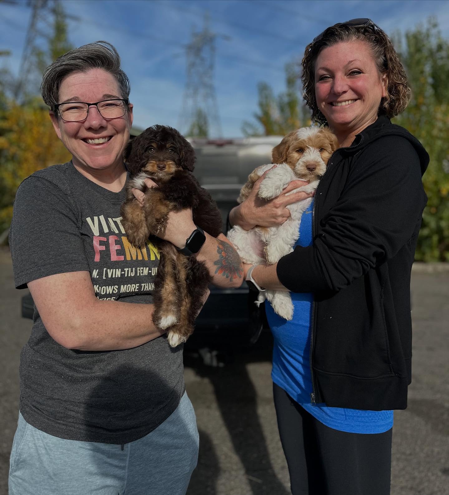 Today was an exciting day!!! Congratulations to our newest LK Families 🥰🥰 #LKBernedoodles