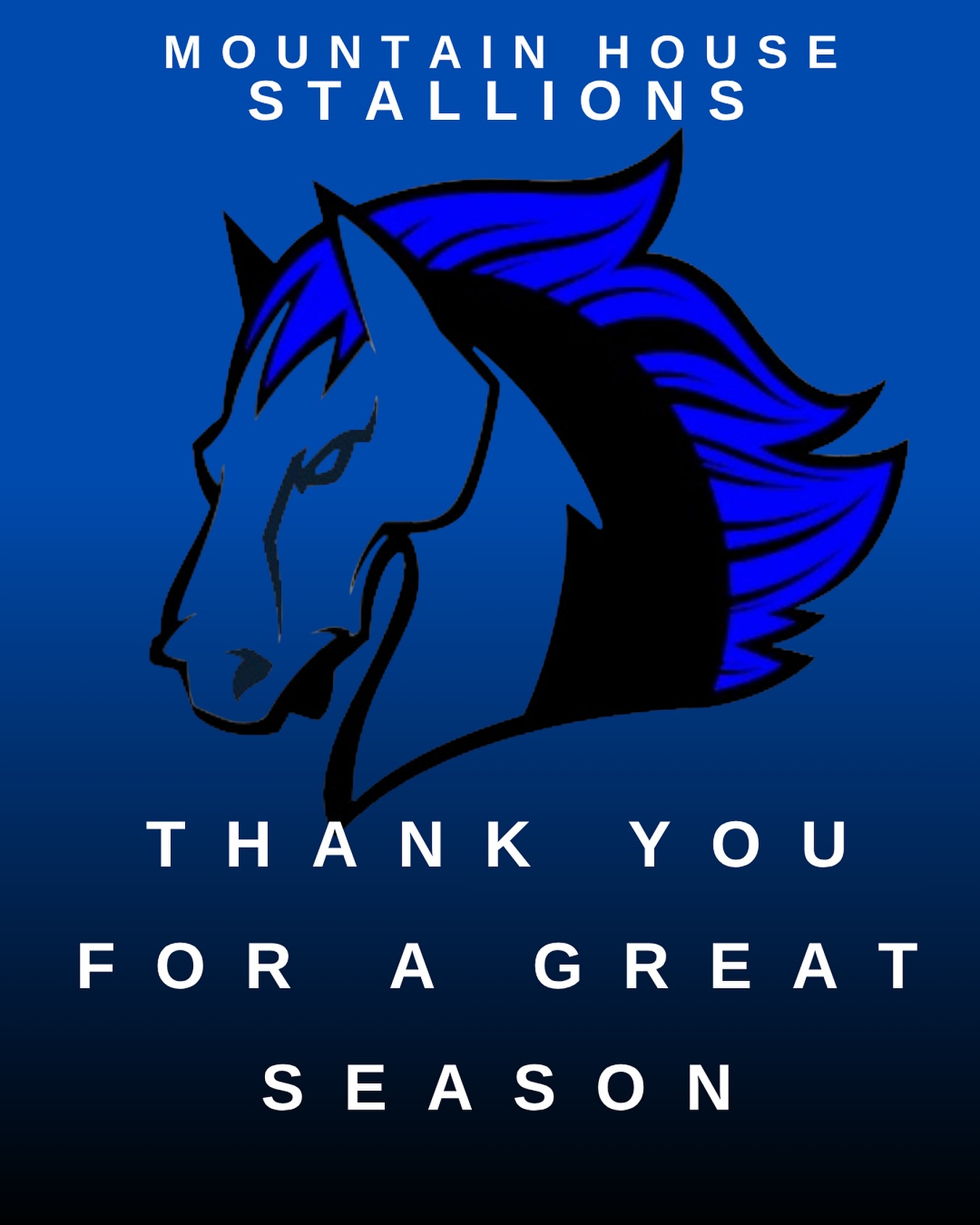 🏈💙 Thank You, Stallions Family! 💙🏈
What an incredible season for the Mountain House Stallions! This year, we celebrated 4 winning team records, 4 playoff runs, and proudly launched 2 inaugural cheer teams, marking another amazing chapter in our growing program.
To our players, thank you for your heart, dedication, and teamwork.
To our coaches, thank you for your leadership, time, and unwavering commitment to helping every athlete grow.
And to our parents, families, and supporters, your energy and encouragement make everything we do possible, you are the backbone of the Stallions family.
From day one, our mission has always been about the kids, developing not only athletes, but strong, confident individuals through football and cheer. As we head into the offseason, we’ll continue to hold onto that passion, building a program rooted in growth, character, and community.
Here’s to another year of learning, competing, and representing Mountain House with pride.
GO STALLIONS!