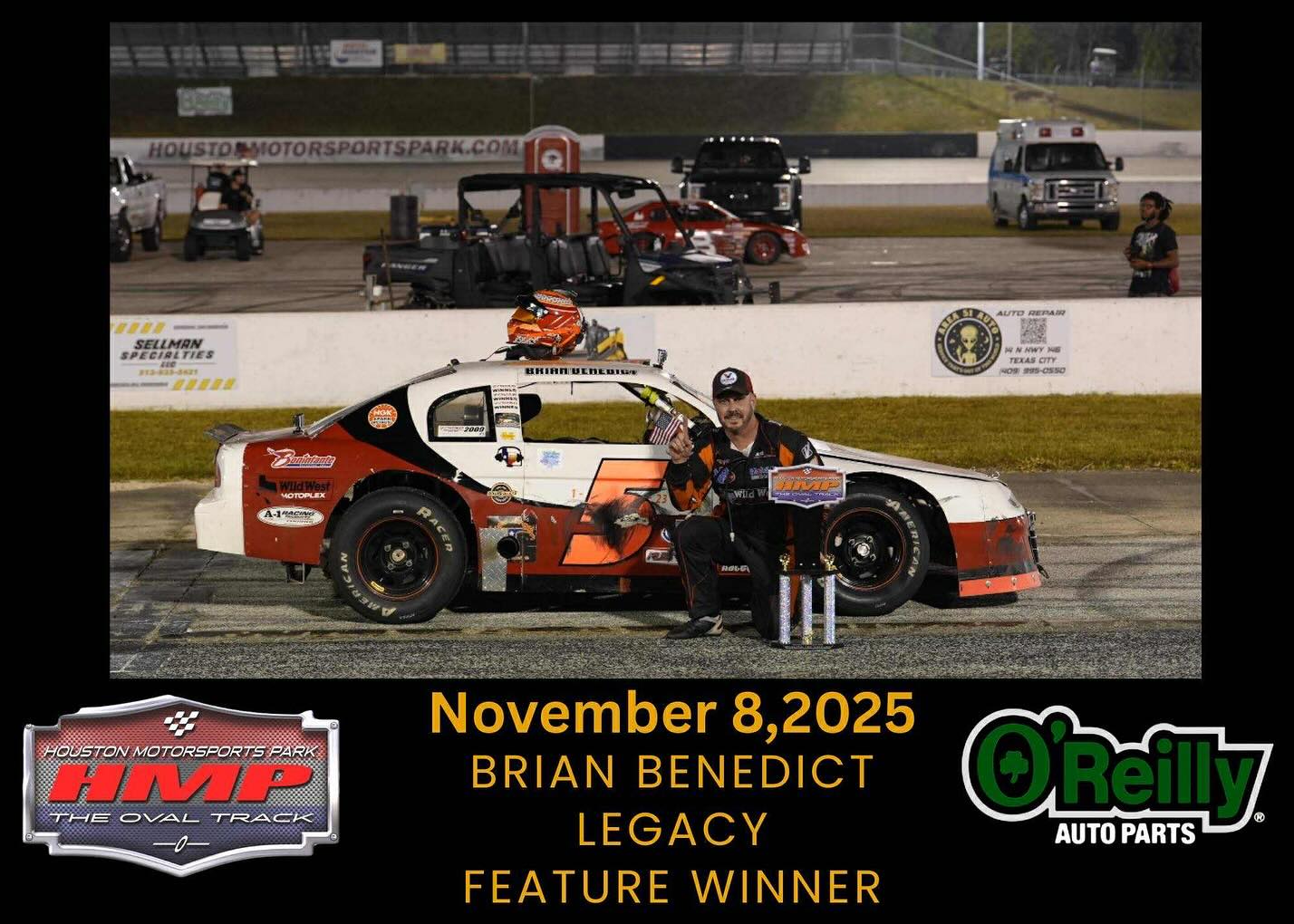 What a way to end a wild season! Parked the @wildwestmotoplex #5 in victory lane last night 🏁
Thank you to all of my family and friends and those who supported us this year through the ups and downs!
#allglorytogod✝️ #circletrackracing #circletrack #asphaltracing #parkedit