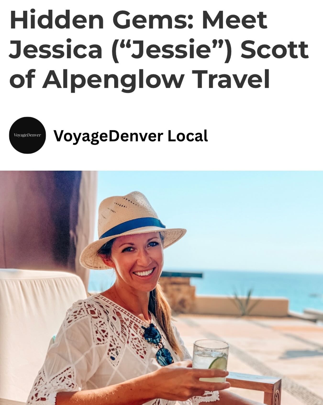 From spreadsheets to safaris… our founder Jessie Scott’s path to luxury travel wasn’t exactly a straight line.
This month, @voyagedenvermag spoke with Jessie about her journey from Wall Street to building Alpenglow Travel, how she turned her lifelong love of exploring the world into a thriving business, and why every trip should feel personal and be unforgettable.
We couldn’t be prouder to see her story featured! Read the full article in VoyageDenver’s Hidden Gems series (link in bio.)
.
.
.
.
#AlpenglowTravel #VoyageDenver #TravelInspiration #LuxuryTravelAdvisor #Colorado