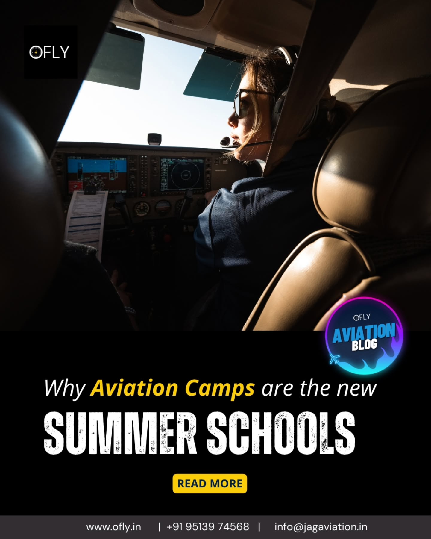 In today’s fast-evolving world, summer breaks are no longer just a pause from academics, they are an opportunity to explore, discover, and gain perspectives beyond the classroom. Traditional summer schools may build academic credits, but a new generation of programs is redefining how students spend their summers. Among these, aviation camps are emerg..... Read blog at ofly.in