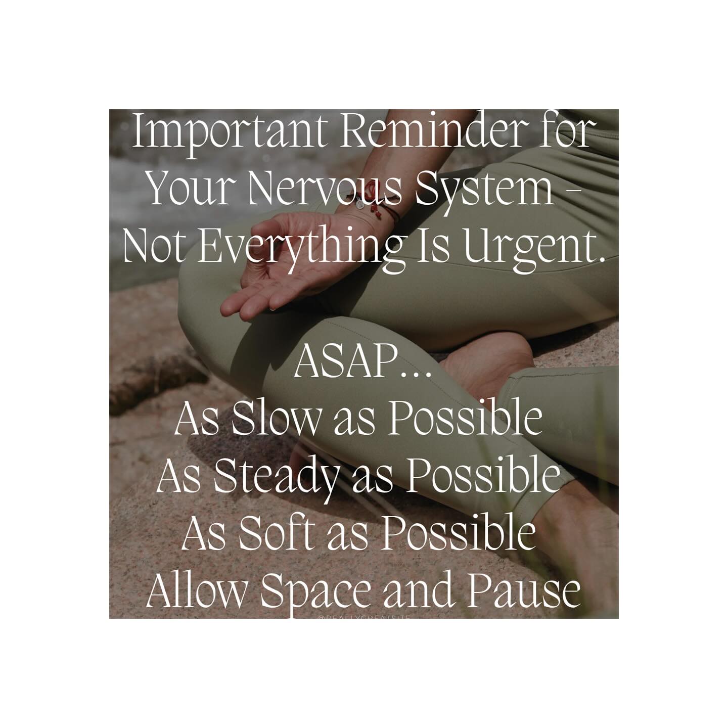 ‼️ Important Reminder for Your Nervous System ‼️ 🙏
