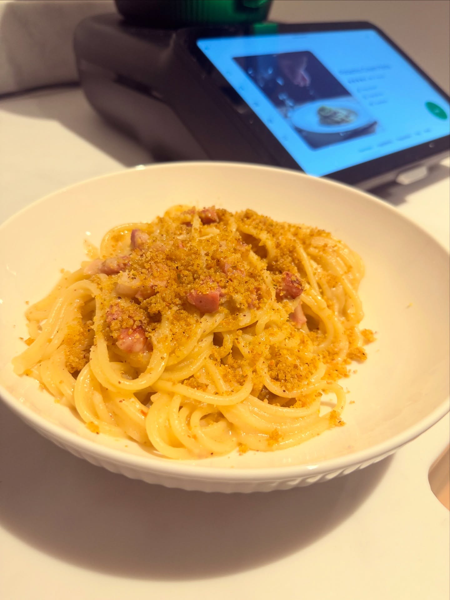 Pistachio Cream Pasta! Delicious nutty flavour and creamy sauce! Amazing mid week pasta dish! #thermomix #thermomixmadeit #thermomixpasta #thermomixjersey #bimby #bimbyjersey