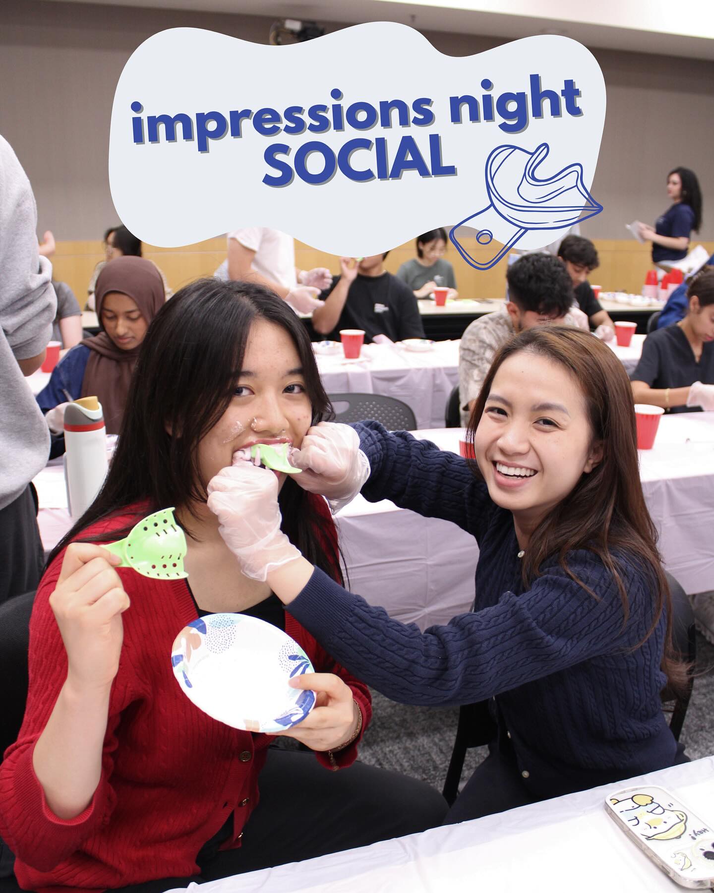 Thank you everyone who joined us for IMPRESSIONS NIGHT!! 🦷
Whether you had some air bubbles or not, you should be proud of your creations 😎
Also, big thank you to Dr. Vu, DDS for visiting UTD a second time and helping us with this event 👏
As always, you can find and save these photos on our website
utdpda.com under the photos tab 📸
We hope to see you at GM4 THIS THURSDAY with Dr. Spears from UTHealth Houston!
Information about the event has already been sent out in email and our GroupMe