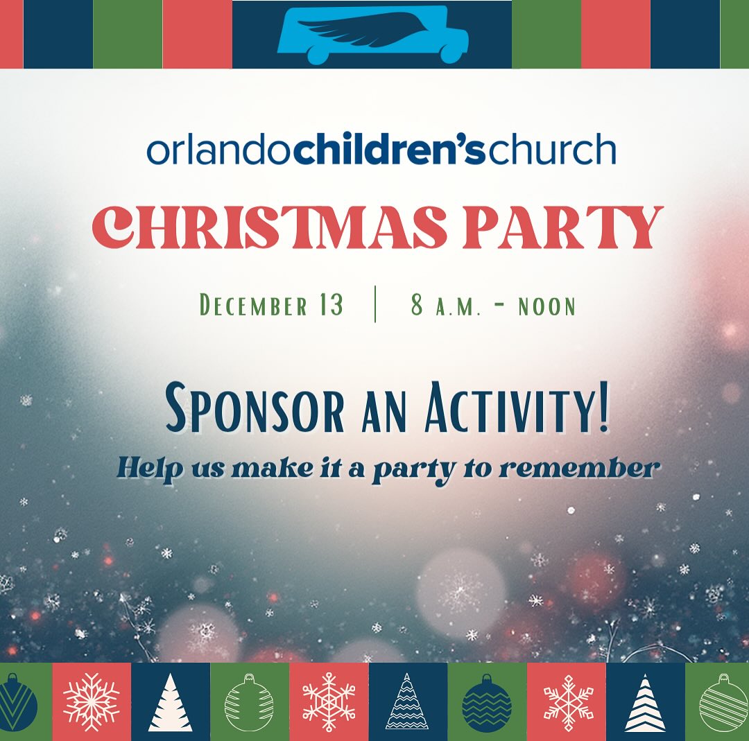 Will you help us create a wonderful morning of fun and surprises for the OCC kids? See the link in our profile for information on sponsoring an event for the 2025 OCC Christmas party. Let’s make it a party to remember!
