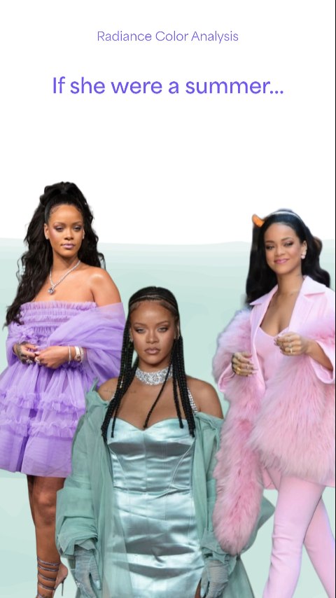 💅🏻✨ Rihanna is very hard to analyze, due to the fact that she's so beautiful in every season. There's one that stands out, though.
🌞 I look at undertone and intensity or chroma most when I'm determining someone's season. After that, I build a palette based on contrast, value and facial features.
😍 I LOVE the moment I see a match in the color (whether it's in person drapes or online swatches) and the individual's colors.
🎨 If you want a personalized palette, dm me or follow the link in bio.
#coloranalysis #цветовианализ #rihanna