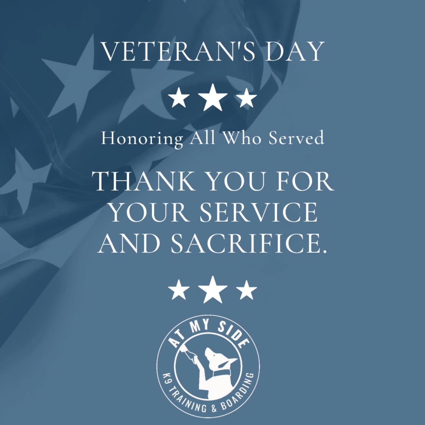 Today and every day, thank you to our Veterans!
#dog #dogs #dostagram #dogsofinstagram #pup #puppy #pupper #doggo #puppylove #doglove #doglover #doggie #doglife #puppylife #dogsofinsta #puppiesofinstagram #dogsofsavannah #dogoftheday #pets #doglife #dogtraining #dogboarding #dogsitting #petcare #savannah #veteransday #veteranowned #veteranownedbusiness