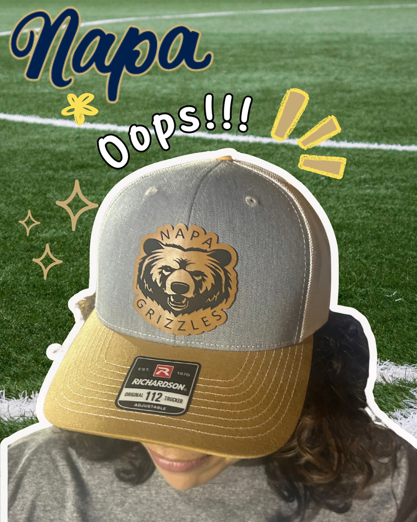 For shizzle… we goofed 😅
A few hats came out saying “Grizzles” instead of “Grizzlies.”
If you scored one of our limited edition misprints, come by Winter Sports Night this Wednesday or DM us for a replacement.
Thanks for keeping it light and supporting our athletes 💙💛
#GoGrizzlies
