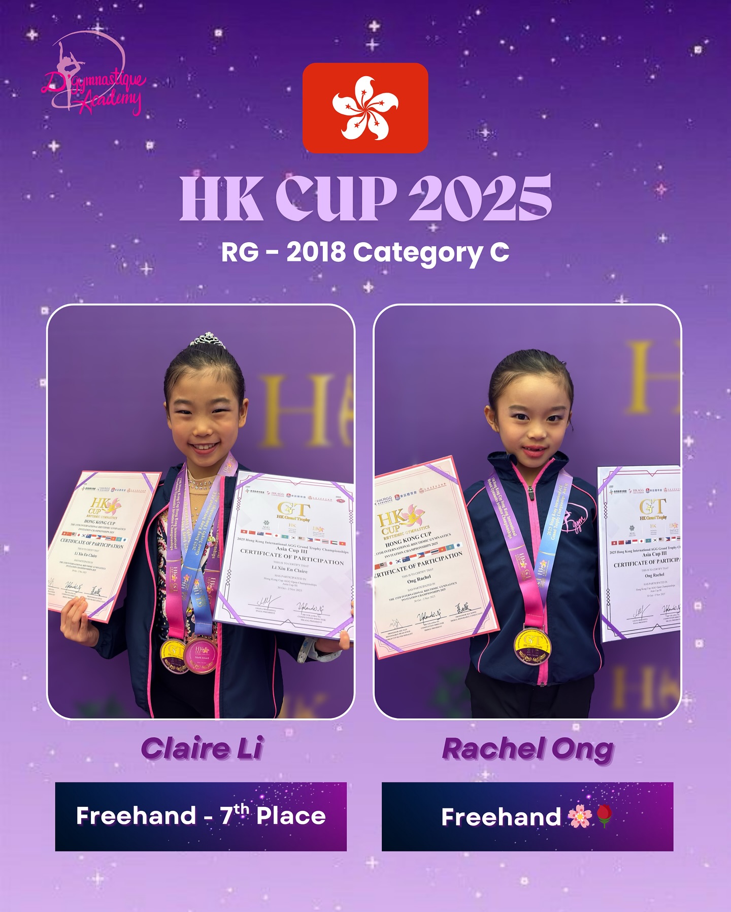 Last but not least, we would like to congratulate Claire & Rachel for competing in their FH routines against 16 other gymnasts!๐ค Their bravery, growth and remarkable improvement are a true source of pride and joy for us!๐๐ป
Special thanks to @coach.yiling for working with them!๐