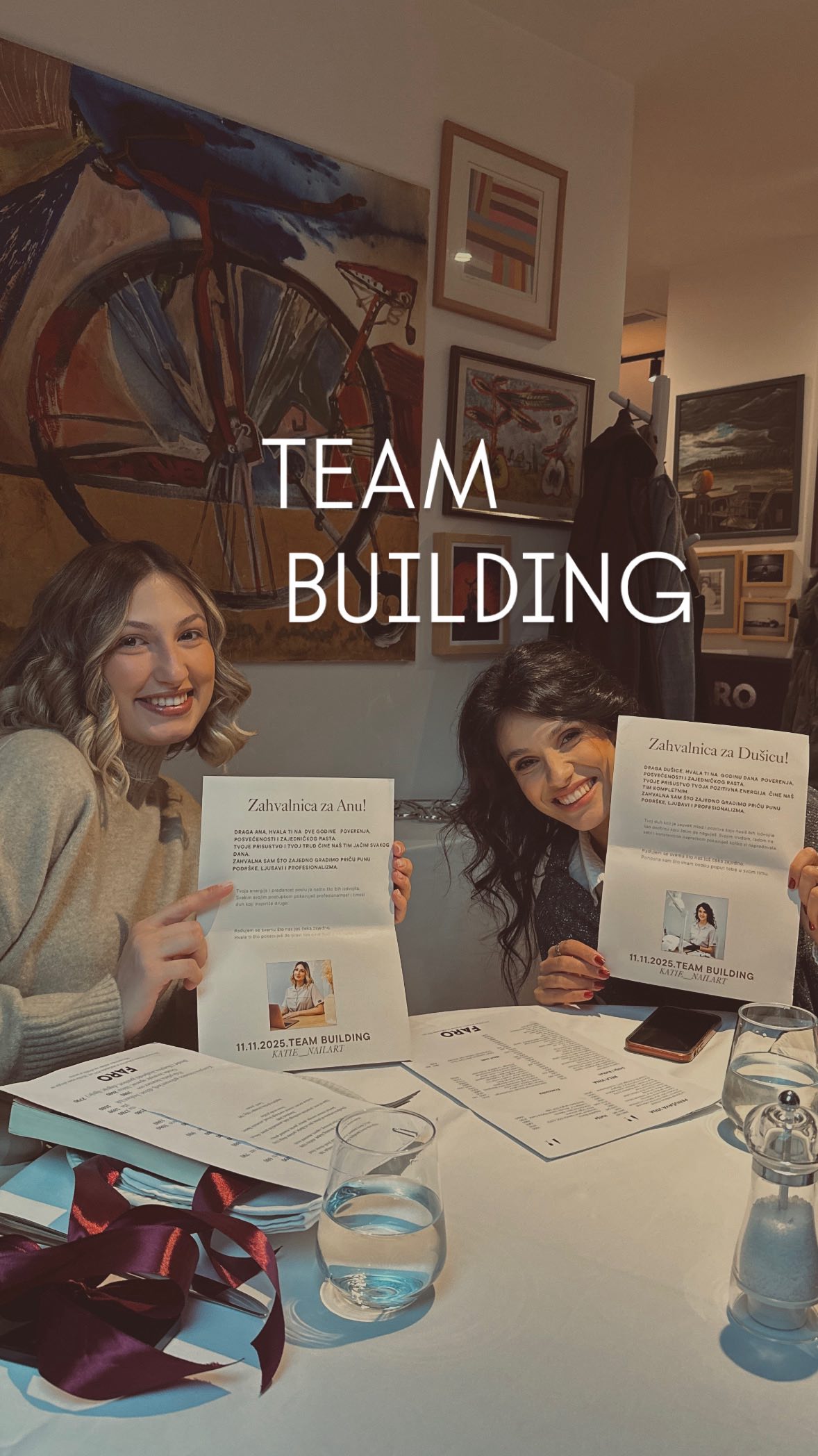 TEAM BUILDING 🍂😍
@paleto_atelier obavezno posetite 🌸
Jedan predivan dan sa mojim devojkama ✨🤍