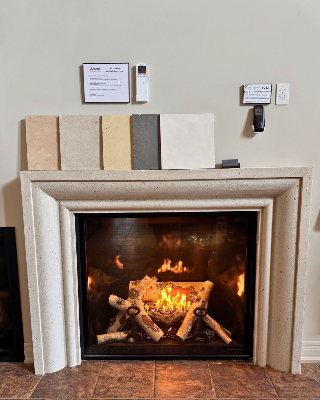 Have you stopped by our Mansfield showroom lately? Our @townandcountryfireplaces model is now surrounded by an elegant cast stone mantel created by the expert craftsmen at Davari Masterpiece @davarimasterpiece
Available in several colours and designs, these mantels can give your fireplace the wow factor you're looking for!
#theheatingsource #manteldesign #fireplacemantel #gasfireplace