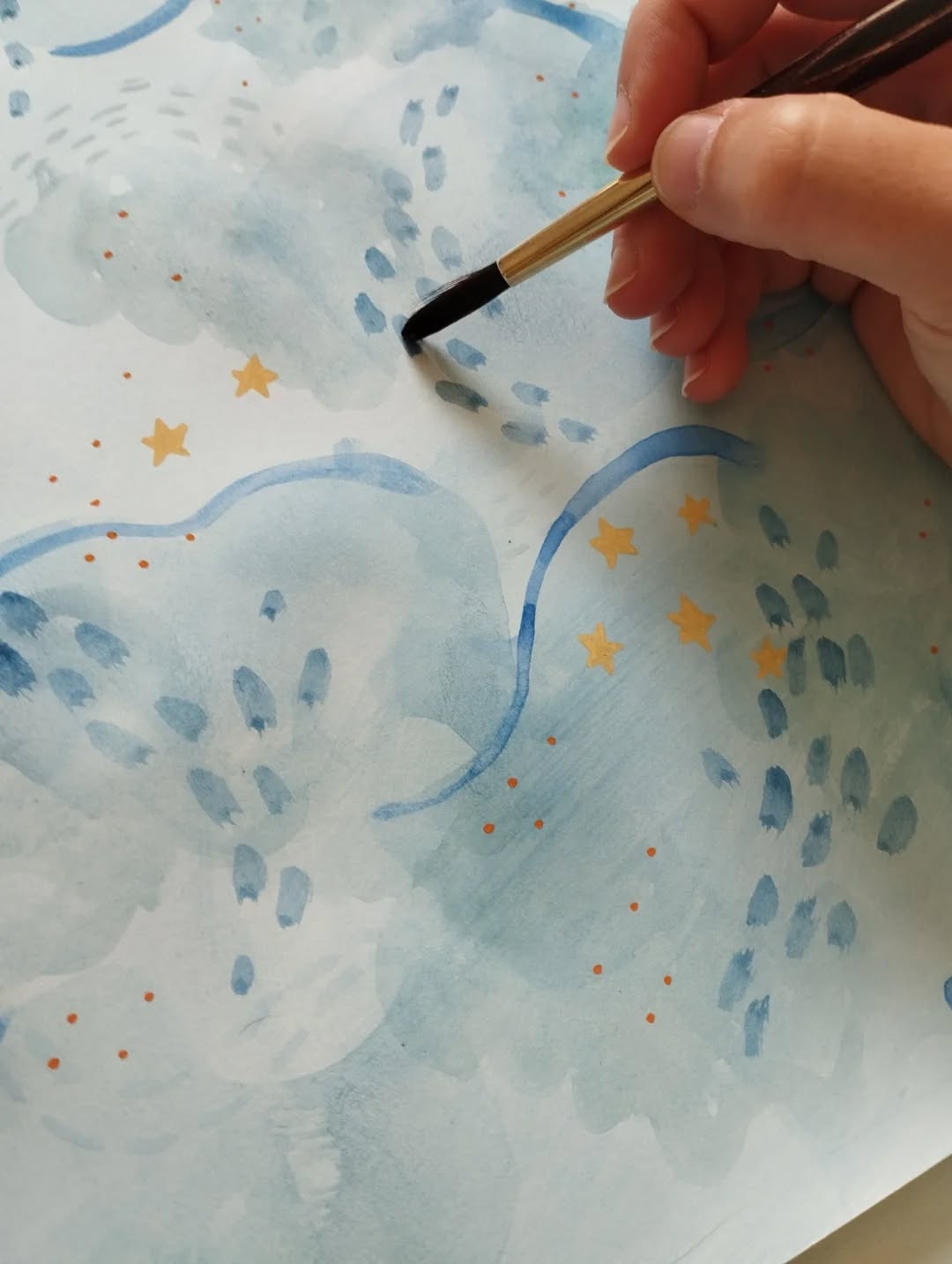 AQUARELLE POUR BISCUITS PLEINS DE REVES 🩵
Je vous parlais de @lamusereve
dans mon précédent post, et de la genèse des biscuits nuages étoilés 🌟
Comme toutes commandes de biscuits, j'imagine également le motif qui va venir accompagner le sachet d'emballage.
Ici pas de coffrets, mais de belles étiquettes bleutées sur fond de ciel étoilé 🛌
Alors prêts pour le résultat final des biscuits décorés ET ensachés ? 🙈
#motifaquarelle #aquarelleciel #biscuitnuage #cloudbiscuits #biscuitière #illustratricebiscuit #illustratricenantes #lucillepattern #biscuitevenementiel #watercoloursky