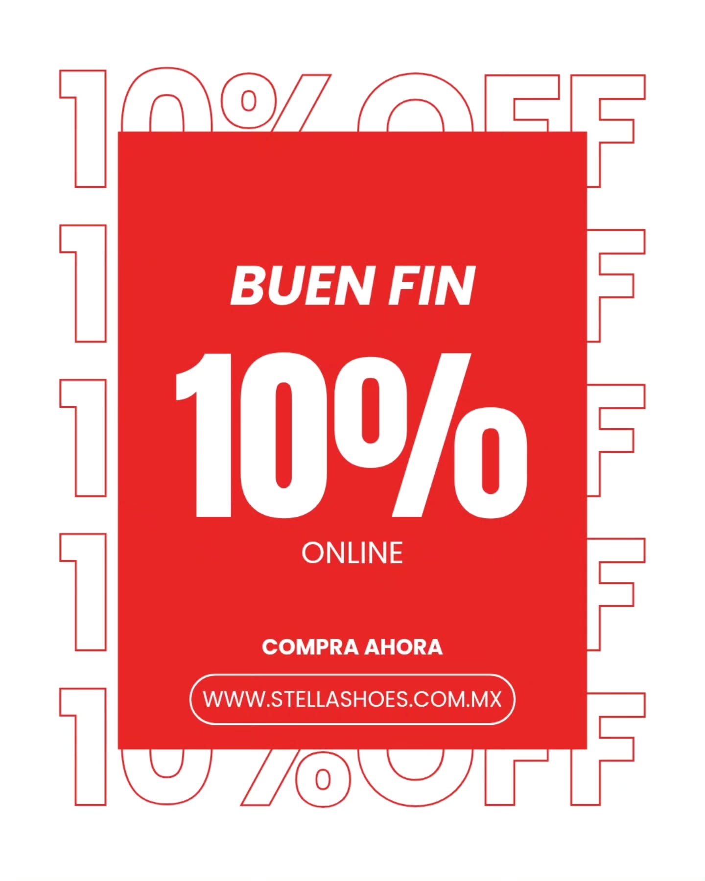 10% OFF ONLINE 📆🛒⏰ BUEN FIN 2025 📲🔝👠