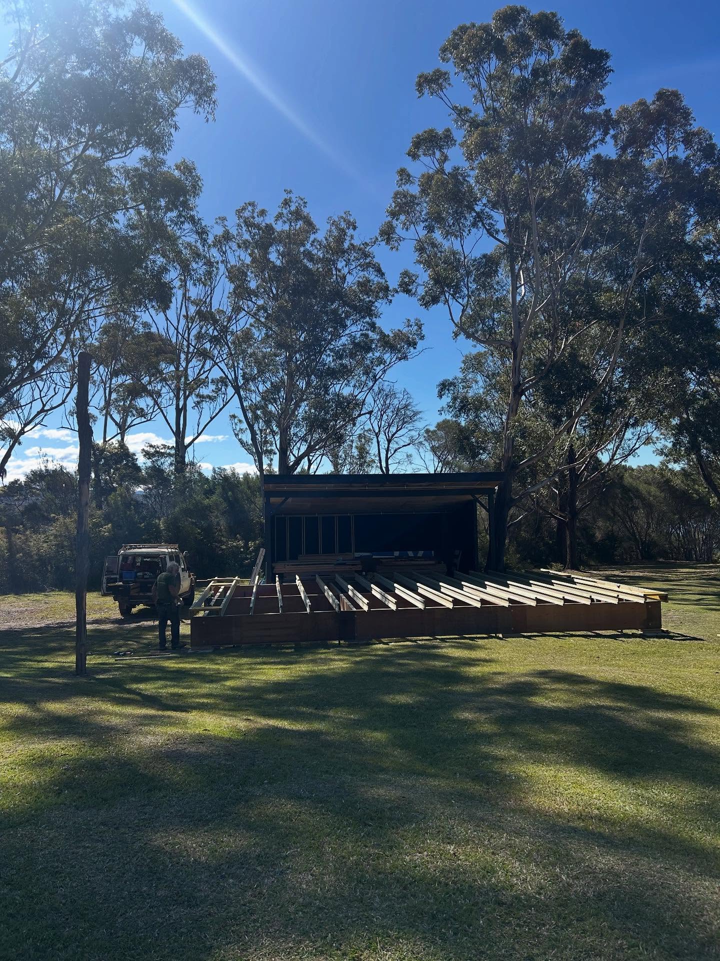 When Mark and Rip start putting the stage together, we know things are about to get busy. It’s getting close! @giiyongfestival