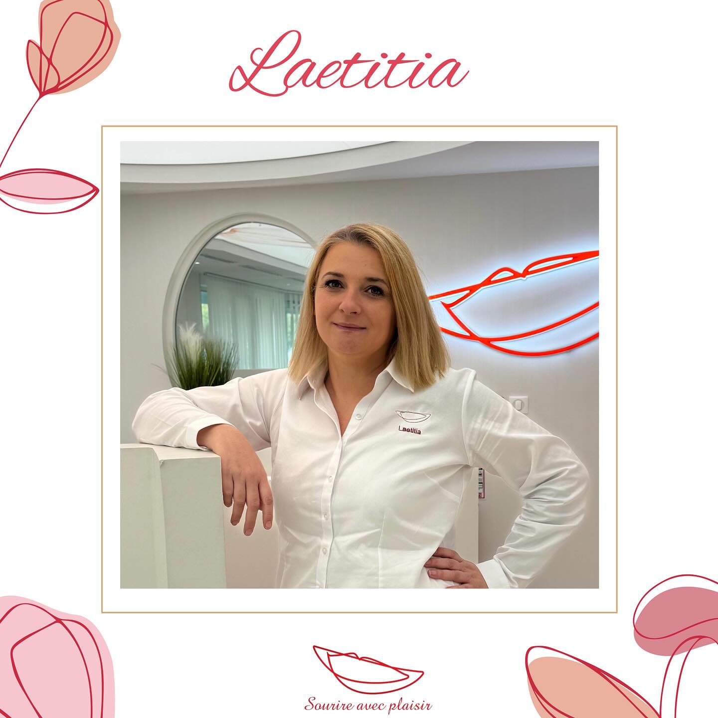 🌸 Nous avons le plaisir de vous annoncer l’arrivée de Laetitia ! 👩🏼💼
Après 30 années dans la gestion administrative,
elle mettra à votre service son expérience et son sens de l’organisation! 🔝
De nature curieuse et très dynamique, elle sera à votre écoute et à votre service ☺️📞
#nouvellerecrue #nouvelleequipe #cabinetorthodontie #drvivianasereanu #smilesmulhouse #bienvenue #newteam #bestteam #sourireavecplaisir #basel #mulhouse #alsace