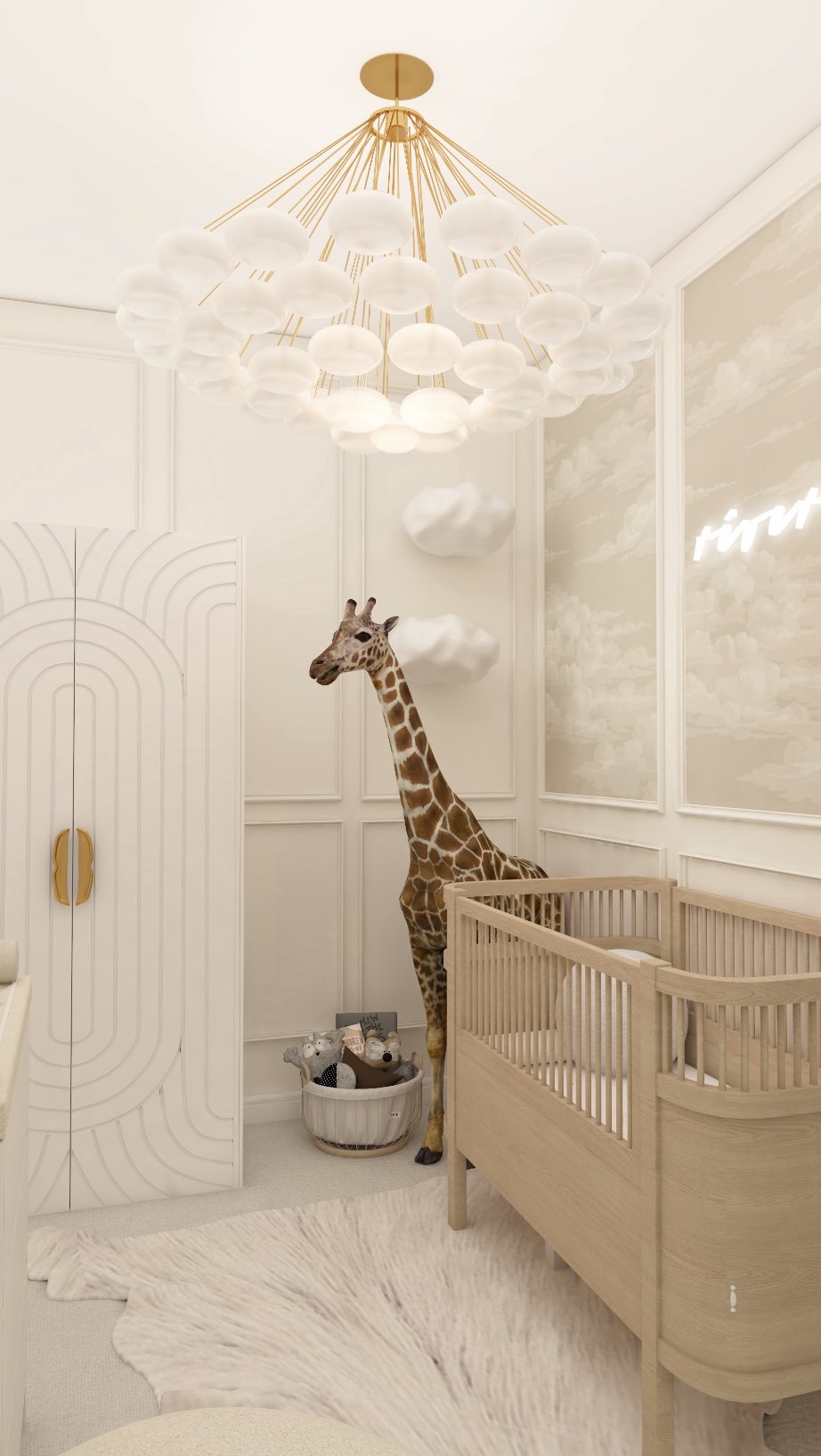 Nursery Room stills | 3D Renders (After & Before) | Providing visuals for my fellow designer clients đŤ The panelling was already in place, and I stepped in to bring the room to life with a soft cloud-patterned wallpaper nestled inside the wall detail, and a calming neutral palette throughout. Subtle, elegant, and timeless - welcoming baby with style and serenity. đŚđťâ¨
___________
#nurseryroom #nurserydecor #neutralnursery #babynursery #nurseryinspo #kidsroomdecor #babyroom #nurserydesign #interiordesign #homedecor #moderninteriors #UKInteriors #LondonInteriorDesign #interiorstyle #minimalistdecor #kidsinterior #babyroomideas #nurseryideas #neutraldecor #nurserywallpaper #panelledwalls #cloudwallpaper #newbornnursery #collaborationdesign #designerlife #interiordesignerlife #londoninteriordesigner
