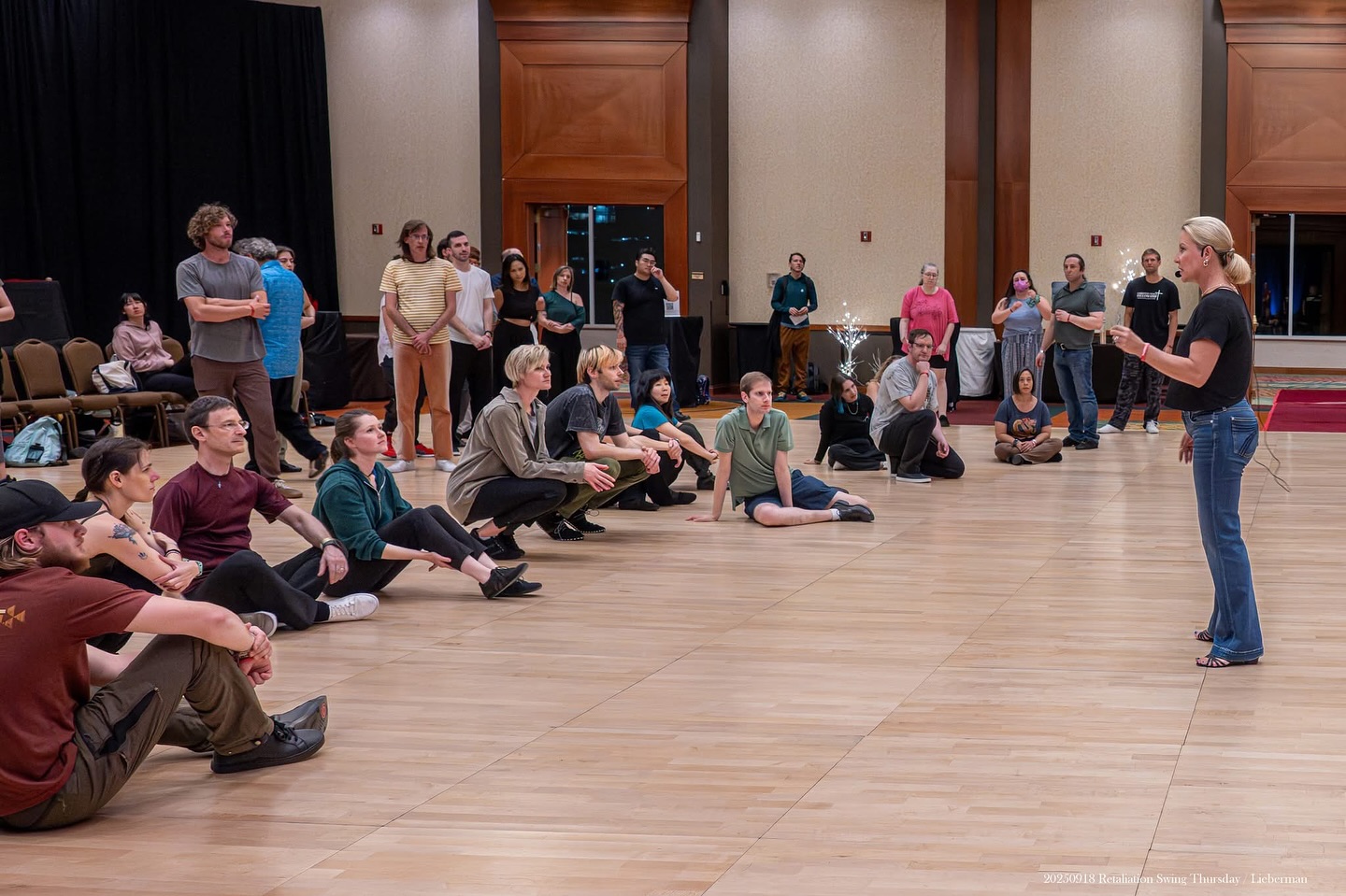 Join us for three levels of West Coast Swing classes every Monday, starting with WCS Basics at 6:30pm 😁 tonight Brandi will be teaching all three levels of class!
From there, we have Level 1 at 7:30pm and Level 2 at 8:30pm.
Please note that the WCS Basics class is a progressive series— tonight is the third night of the series, so we recommend waiting to join the next series.
If you can’t make it to the WCS Basics on Monday nights, we also have a second series every Tuesday at the same time.
If you want even more WCS, we have our Fourth Saturday West Coast Swing social at 7:30pm this Saturday, Nov 21st, with guest Instructors Kyle and Melodie!
✨✨✨
Class Descriptions:
Basics - 6:30pm
Level 1 - 7:30pm
Level 2 - 8:30pm
WCS Basics: The WCS Basics class is a repeating monthly class that introduces the fundamental elements of West Coast Swing. If you’ve previously taken the WCS Basics class, you’re welcome to drop-in any week of the month. If it’s your first time, we recommend taking the series from the very beginning. If you’re just beginning to explore dancing a second role, we recommend you start here as well. Since this class is introductory, there are no requirements to attend.
Level 1: We recommend taking the WCS Basics class for a minimum of 1-2 months before joining Level 1. If you can comfortably dance your basics to a whole song, you are ready to move up. We encourage you to take both WCS Basics and Level 1 concurrently for several months before joining Level 2, though this can vary depending on your previous dance experience, how frequently you social dance, or if you supplement group classes with private lessons.
Level 2: We recommend taking both Level 1 and Level 2 as you expand your knowledge and get comfortable with the faster-paced Level 2 classes.