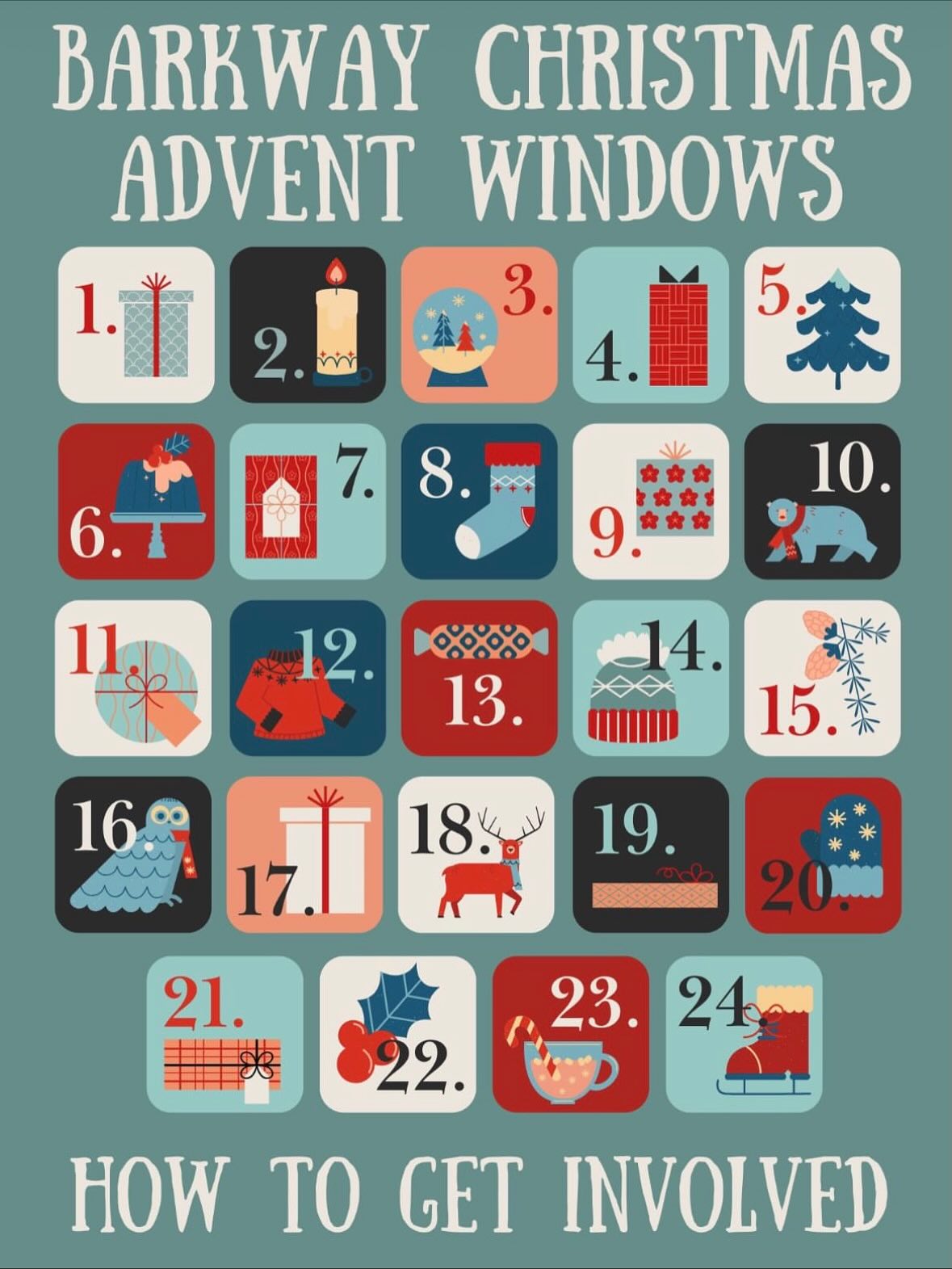 BARKWAY CHRISTMAS ADVENT WINDOWS
This year, we will be reviving the lovely tradition of Advent windows in the Village! The idea is that for every day of Advent a newly decorated window will appear in the village.
To take part you just have to decorate a window in your house to be revealed on your chosen/allotted day in December. It doesn’t have to be anything complicated. This year’s theme for the windows is ‘Christmas Songs’ that could be anything from traditional Christmas Carols to the Snowman, Jingle Bells or Last Christmas.
Prior to the first of December we will publicise where the windows will be so that everyone can come and take a look. Hopefully, by the end of December, we will have a village full of beautifully decorated Christmassy windows!
How you can get involved:
Select the day you would like to decorate your window for (choose from any day in December up until the 24th)
Email Kate Pinnock kate@inghampinnock.com by Wednesday 26th November letting her know the following; which day you would like, the first line of your address and email address (this would only be used to contact you, not to be shared more widely).
Choose a subject for your window, this year’s theme is Christmas Songs
Get decorating! Decorate your window ready to be revealed on your chosen/allocated day. You can use anything to decorate, from tissue paper to lights, objects etc.
When you day comes around, reveal your window to all. You then keep your decorations up until Christmas.
If you could confirm with Kate Pinnock whether you wish to be involved by Wednesday 26th November please.
We cannot wait to see your windows coming to life over December! If you have any queries please do not hesitate to ask.