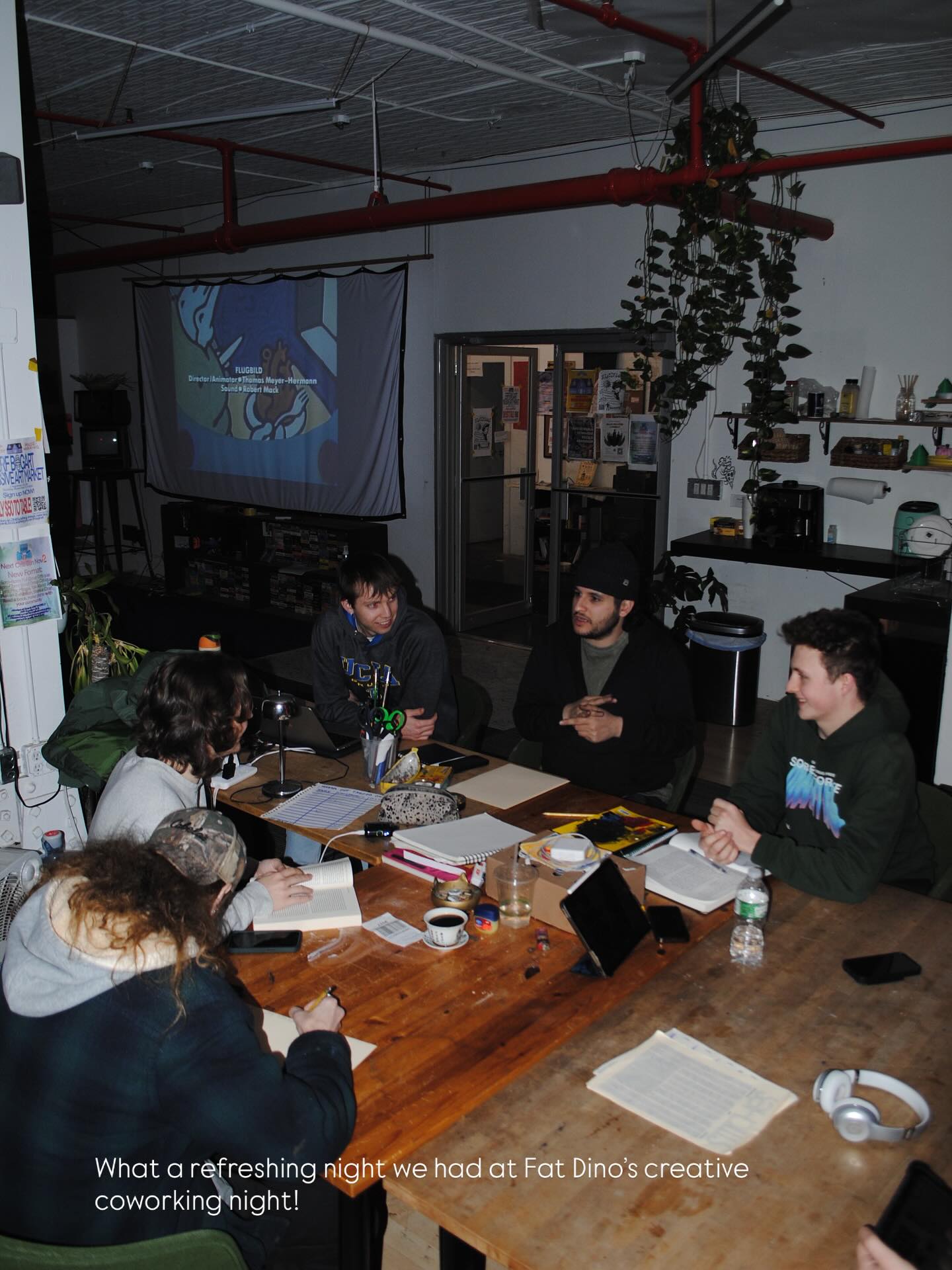 Fat Dino is a safe space for fun, creative healing. Join us for our next coworking night. Experience a few moments to just breath, decompress. We are better when we are healthy. When we are connected, both with our inner worlds and our environment. Real change starts from within. And sometimes it’s not about change. It’s about stillness. Mindfulness.
.
.
.
#fatdinocoworking #coworkingnight #fatdino #fatdinocollective #ridgewoodcoworkingnight #accessibleartevents #artworkshopsnyc #bushwickartnight #bodydouble #artistcommunity #fatdinowellness #creativehealing #studioshares #communityartstudio #experimentalanimations #collaborations #creativecommunity #artbasel #emotionalsupportdog #photographystudio #designagency #safespace