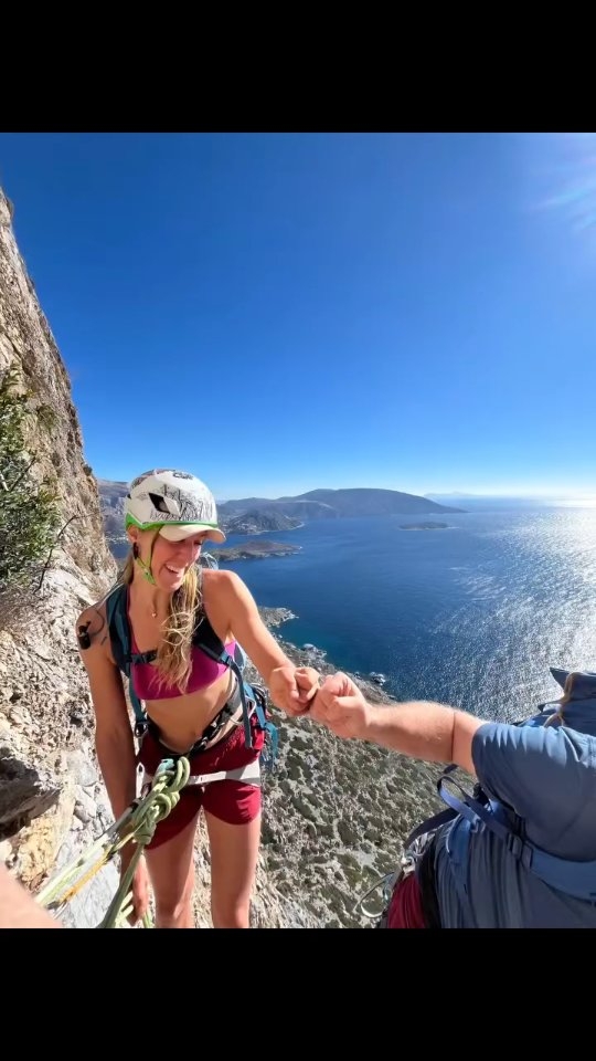 Multipitch day at Telendos with @mountainguidetravel and @nicolas.castro7
What a day!!! ๐คฉ๐๐ง๐ผโโ๏ธโ๏ธ