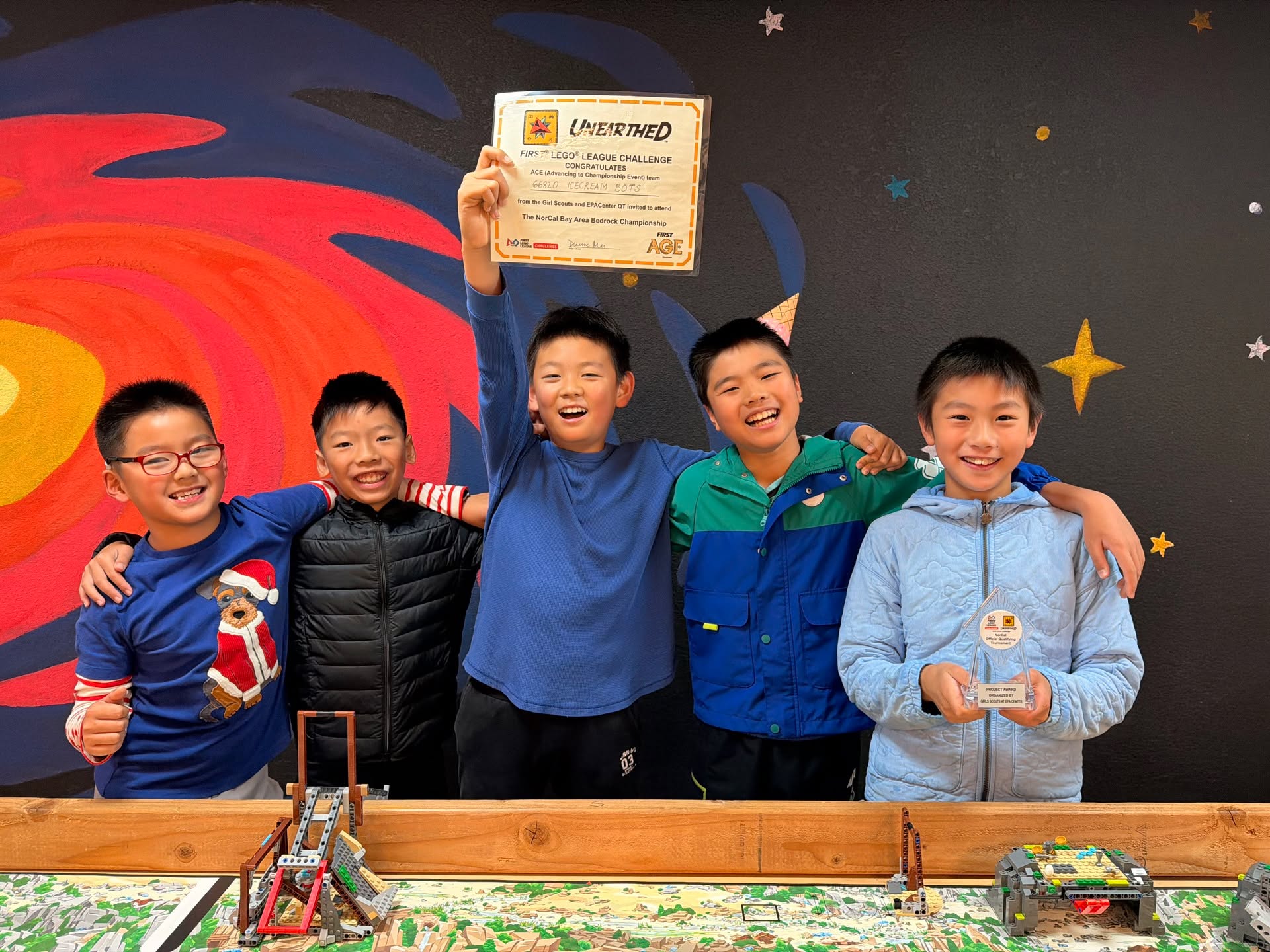 🎉 Congratulations to the Ice Cream Bots!🍦🤖
After three months of hard work, creativity, and dedication, our Lego Robotics team has officially advanced to the NorCal Bay Area Championship! 🚀 FIRST @first_official_
Over 50+ hours of research and design, the team built impressive robot attachments and created an award-winning Interactive Archaeology Game, earning them the Innovation Project Award at their qualifying tournament! 🏆✨
We are incredibly proud of their perseverance, teamwork and problem-solving.💙 A huge thank you to our amazing staff and supportive parents for encouraging and cheering on our young engineers every step of the way. 🙌
Let’s go, Ice Cream Bots! 🍦🤖
#leadways #legorobotics #firstlegoleague #firstlegoleaguechallenge #unearthed #archaeology #foryou #privateschool #education #roboticscompetition #engineeringstudent #designchallenge
