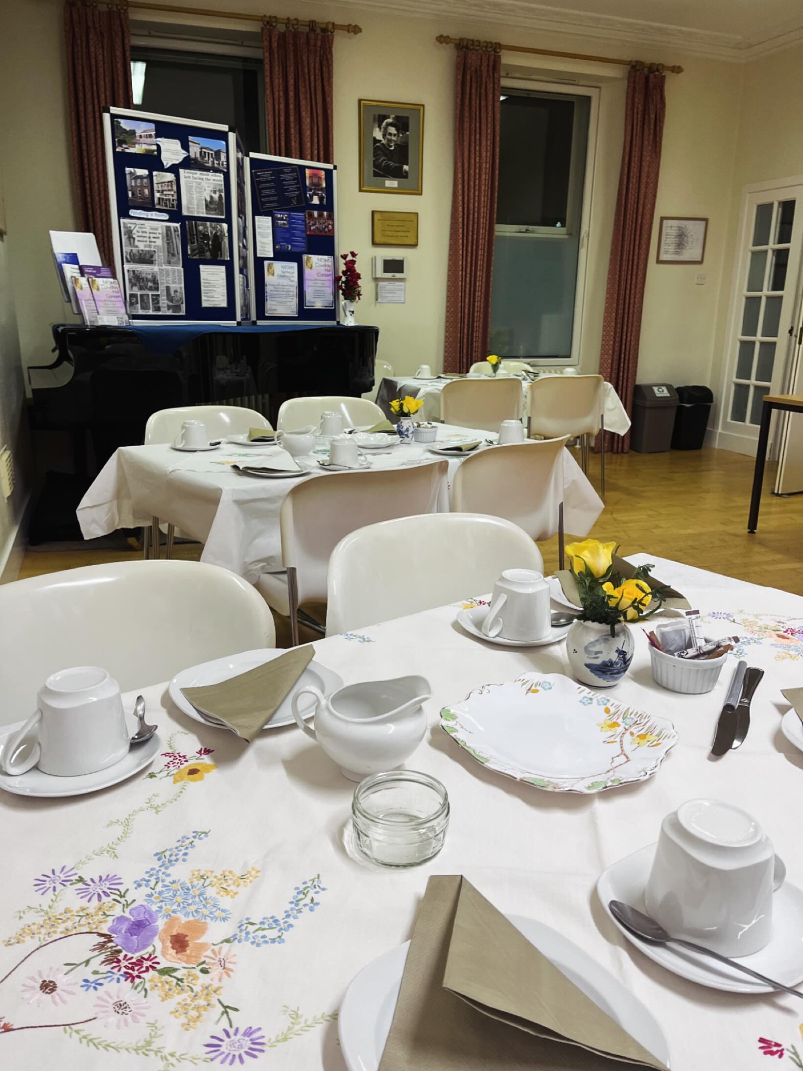 All is prepared for our coffee morning and music sale tomorrow.
Also featuring a bake stall, a small tombola and NESMS Christmas cards on sale.
Hope to see you there.