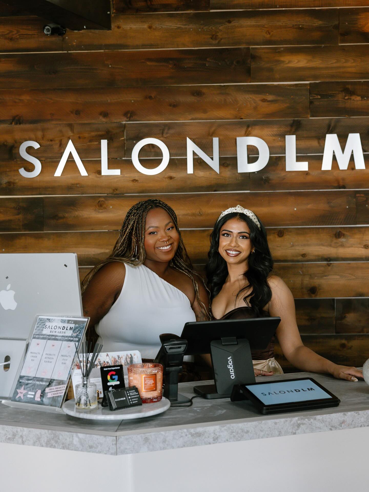 These two are truly the reason that the salon functions beautifully every single day. We are SO thankful for our beauties @nicoisesalad and @ariesangar who run the front desk and all their hard work. 🥰
