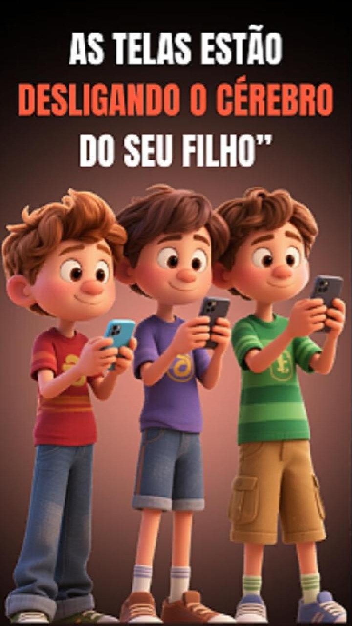As TELAS estão DESLIGANDO o CÉREBRO do seu filho!
Seu filho passa horas na tela? Cuidado! A Neurociência acaba de descobrir algo alarmante: a mídia passiva está desligando, lentamente, a atenção, a linguagem e a imaginação dele. É como um teatro inteiro de luzes se apagando lá dentro! Mas, calma. Existe uma tecnologia mais poderosa que o cérebro humano já inventou... e NÃO é um aplicativo novo. Não adie mais! Entenda exatamente o que a telinha apaga e o que a leitura é capaz de reconstruir no cérebro do seu filho em apenas 48 horas. Você precisa ver isso! O futuro dele depende dessa escolha. Link para o vídeo completo: https://www.youtube.com/@neuropaisfilhosprofessores
#neurociêncianainfância #neurociencias, #neurociênciainfantil, #neuropsicologia, #neuroeducação, #educação emocional, #saúdementalinfantil, #comportamentoinfantil, #desenvolvimentocerebral, #cérebrodacriança, #MaryanneWolf, #neuroplasticidade, #tempodetela,#criançaviciadaemcelular, #telababá, #excessodetela, #telasescrianças, #pais, #mães, #professores, #atençãoinfantil, #educaçãonainfância, #eradigital, #NeuroPaisFilhoseProfessores