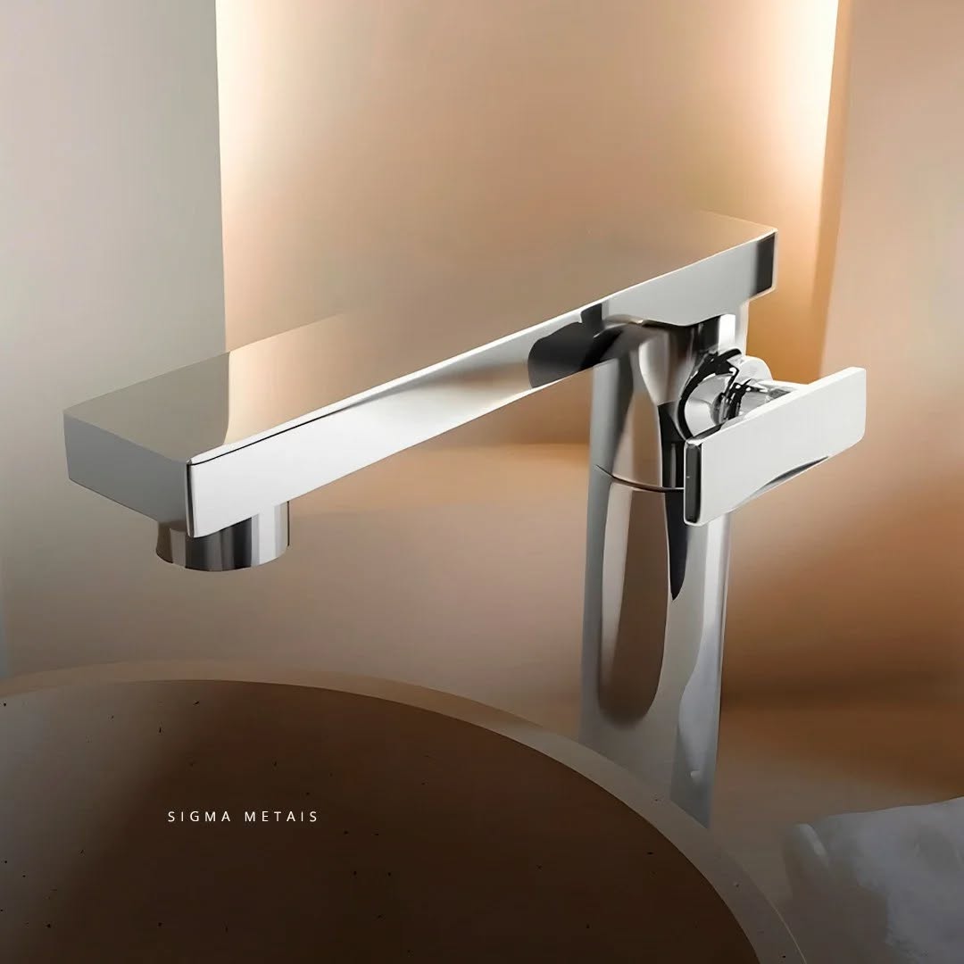 Versatilidade estética absurda. ✨
Com linhas retas e precisas, onde o quadrado perfeito do corpo encontra a delicada curvatura da bica alta, criam uma peça singular de equilíbrio raro entre rigor geométrico, suavidade e extremamente elegante.
A Téramo 1199 da Sigma Metais é uma verdadeira peça design que assina qualquer ambiente com beleza, bom gosto e sofisticação!
O acabamento cromado espelhado, aplicado em múltiplas camadas, confere um brilho profundo e cristalino, que reflete a luz com encanto.
Um acabamento feito para durar, com liga de cobre que adiciona resistência a oxidação e desgaste.
Feita 100% em metal!
É qualidade para suportar o uso diário com segurança sem perder a beleza da peça.
Além de contar com a garantia Sigma Metais.
Seu acionamento 1/4 de volta e arejador econômico que garantem até 80% de economia de água.
Alavanca de acionamento com formato ergonômico e toque premium possuí cantos arredondados suaves. O que evita acidentes ao manusear e facilita limpeza. É perfeita para o uso diário.
Disponível na versão bica alta e bica baixa, nas cores cromada e Black fosco.
A Téramo 1199 assina o ambiente com elegância e minimalismo.
É o detalhe que revela bom gosto genuíno e transforma o banheiro. 💎
.
.
Conheço nossos metais sanitários em nosso site www.sigmametais.com.br.
.
.
.
#sigmametais #teramosigmametais #torneirateramo #linhateramosigmametais #decoracao #design #designerdeinteriores #banheiros #cozinhas #projetos #torneiras #lavabos