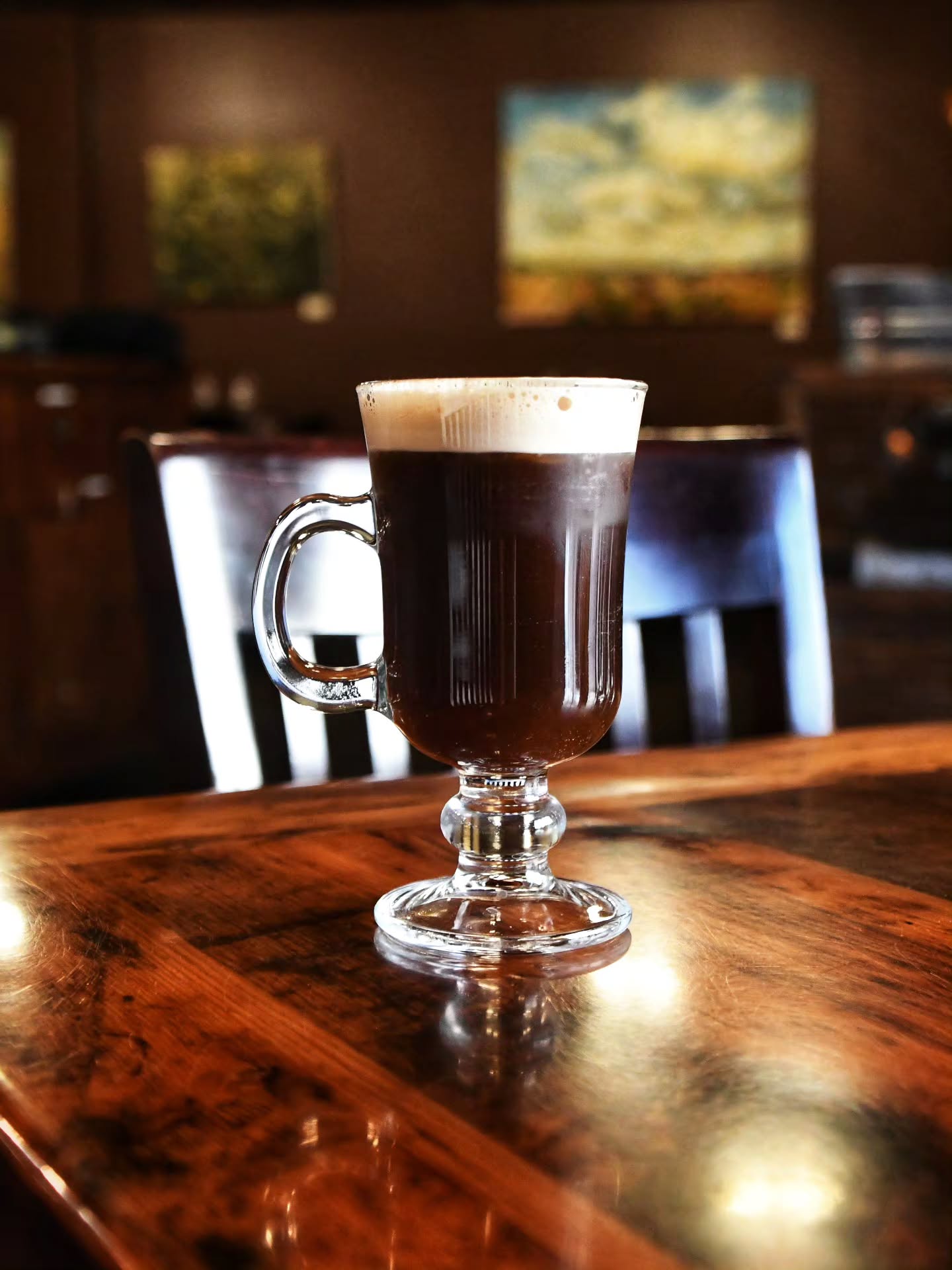 COWBOY COFFEE } new signature
Lucky Bastard espresso vodka, Spolumbo's Amaro, honey syrup, chilled espresso, espresso beans