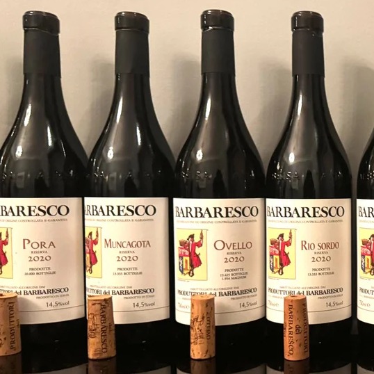 Produttori del Barbaresco produce nine Riserva wines. Each comes from their own vineyard, and each have their own personality. The 2020 Riserva's have arrived, and as ever are available in limited quantities.
#produttoridelbarbaresco