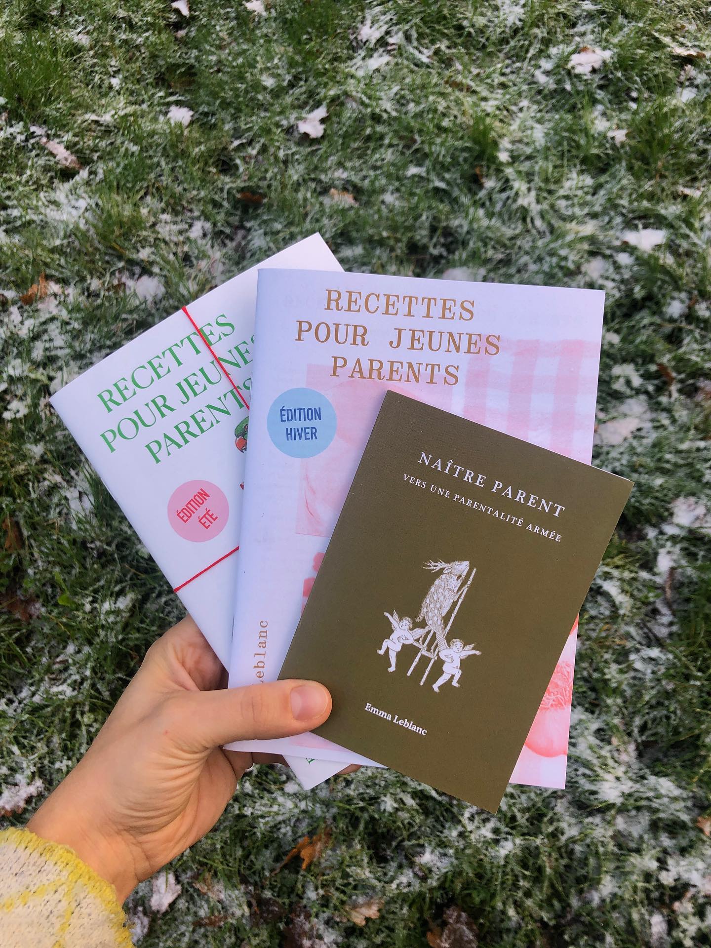 🎄MARCHÉ DE NOËL🎄
Je profite de ces premiers flocons et de cette lumière d’hiver pour vous proposer une offre de Noël autour de mes éditions.
⭐️ Mes 3 éditions pour 18€ au lieu de 25€.
- Recettes de l’été
- Recettes de l’hiver
- Naître parent
💌 Frais de port (France) : 4,72 €
Lien de commande dans ma bio.