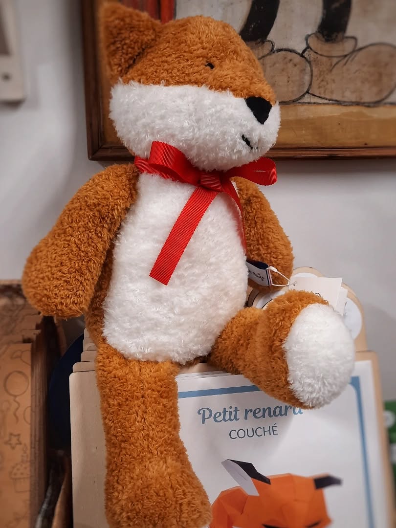 César fait son entrée à la boutique L'Appartement Français !! Vous savez , la boutique qui propose du Fabriqué en France , rue de la Verrerie à Paris !