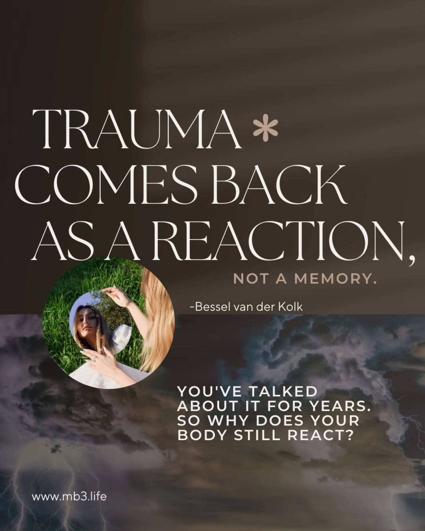 You've done the therapy. You've processed the memories. You understand what happened and why.
So why does your body still react like the trauma is happening right now?
Because trauma doesn't live in your story, it lives in your nervous system.
Here's what most people don't understand about healing:
Your brain stores two kinds of memory: explicit and implicit.
Explicit memories are the ones you can talk about. The narrative. The timeline. What happened, when, and to whom. This is what traditional talk therapy works with.
Implicit memories are what your body knows. The tension in your jaw. The tightness in your chest. The way your breath gets shallow when you feel threatened. The muscle memory of bracing for impact. The procedural knowledge of how to collapse, fight, or freeze.
These aren't memories you can consciously recall, they're written into your physiology. Your fascia. Your posture. Your breath patterns.
And here's the problem:
Traditional therapy focuses on the cortical brain—the thinking, reasoning, storytelling part.
But trauma doesn't live there. It lives in the subcortical system—the survival brain that controls your autonomic nervous system, your emotional responses, your body sensations.
You can understand why you freeze all day long. But that understanding won't stop your nervous system from freezing when it perceives danger.
Subcortical problems require subcortical solutions.
You can't think your way into nervous system regulation. You have to feel your way there.
This is why somatic therapy works differently.
We don't just talk about the trauma. We work directly with your body to help it process and release what it's been holding.
We engage with:
→ The places you store tension
→ The breath patterns keeping you dysregulated
→ The survival responses still running in the background
→ The implicit memories your body has been carrying
Body-centered. Nervous system-focused. Trauma-informed.
If you've done all the talk therapy, read all the books, and you understand your trauma intellectually but you still feel it in your body, you're just ready for a different approach. Let’s have a conversation. DM me or visit the link in bio for info.