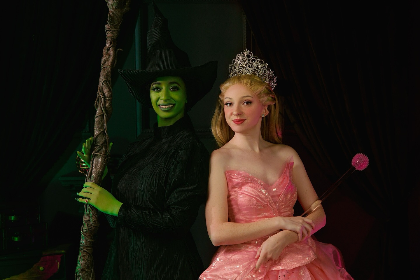 Who’s ready to be changed for good?! 💚💗 We can’t wait!! 🤩
.
.
.
#fairestofallparties #wickedforgood #elphabaandglinda #wickedcosplay #houstonkidsparty #houstonprincessparty #houstonevents #thingstodoinhouston #houstonpartyplanner #houstoncharacters #houstonmoms #kingwoodmoms #westuniversitymoms #thewoodlandsmoms