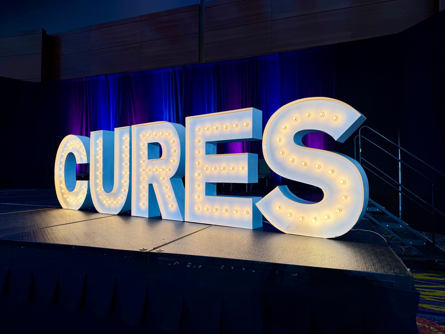 💙 What an incredible night at the Breakthrough T1D Des Moines Gala! 💙
We were honored to light up the stage with our CURES marquee letters — a bright reminder of the mission at the heart of this amazing event: creating a world without type 1 diabetes.