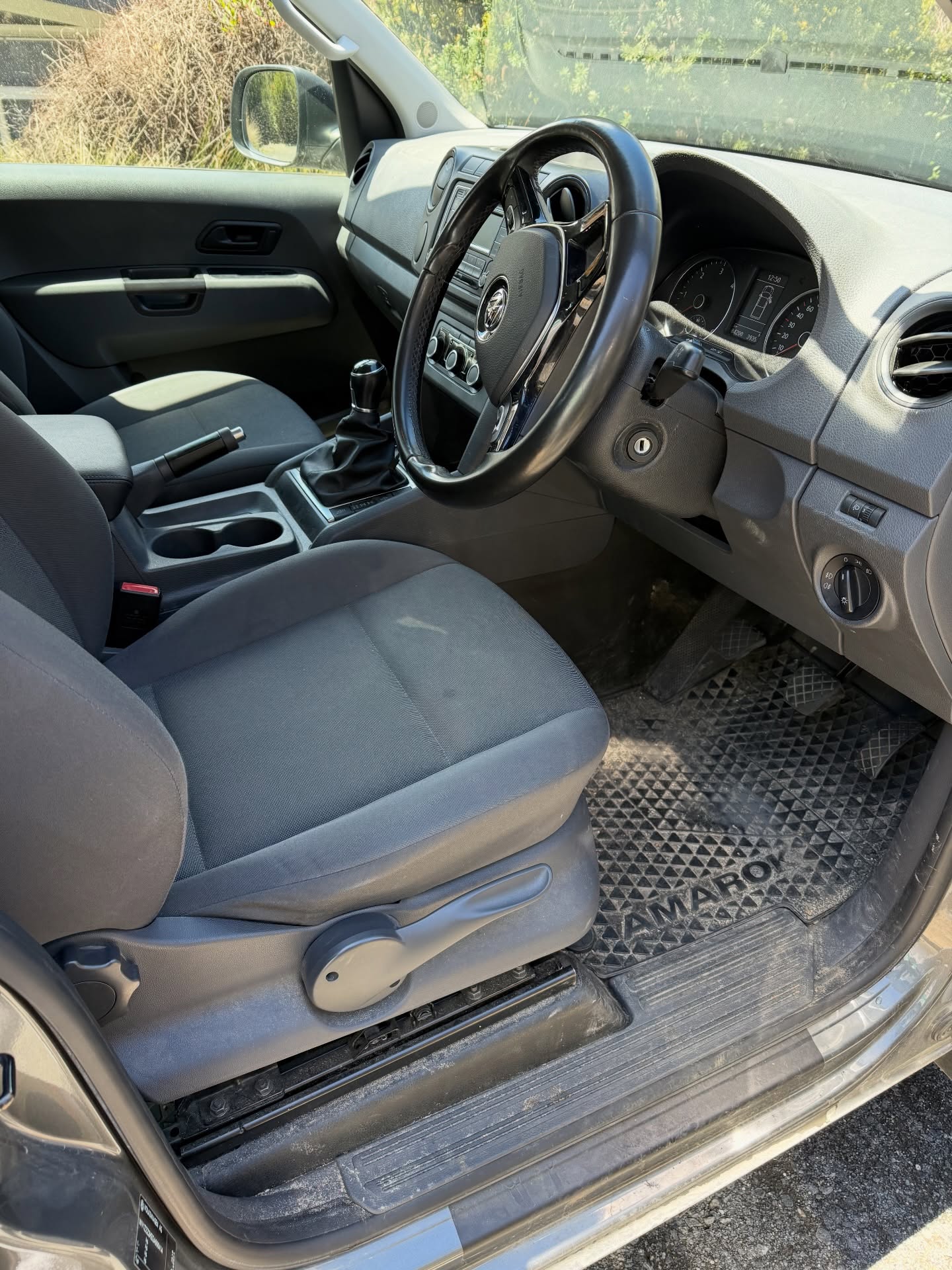 Pre-sale interior detailing for a Volkswagen Amarok. We shampooed and extracted the seats to remove deeply embedded dirt and grime, and gave all trims a thorough makeover. #hobart #tasmania #mobiledetailing